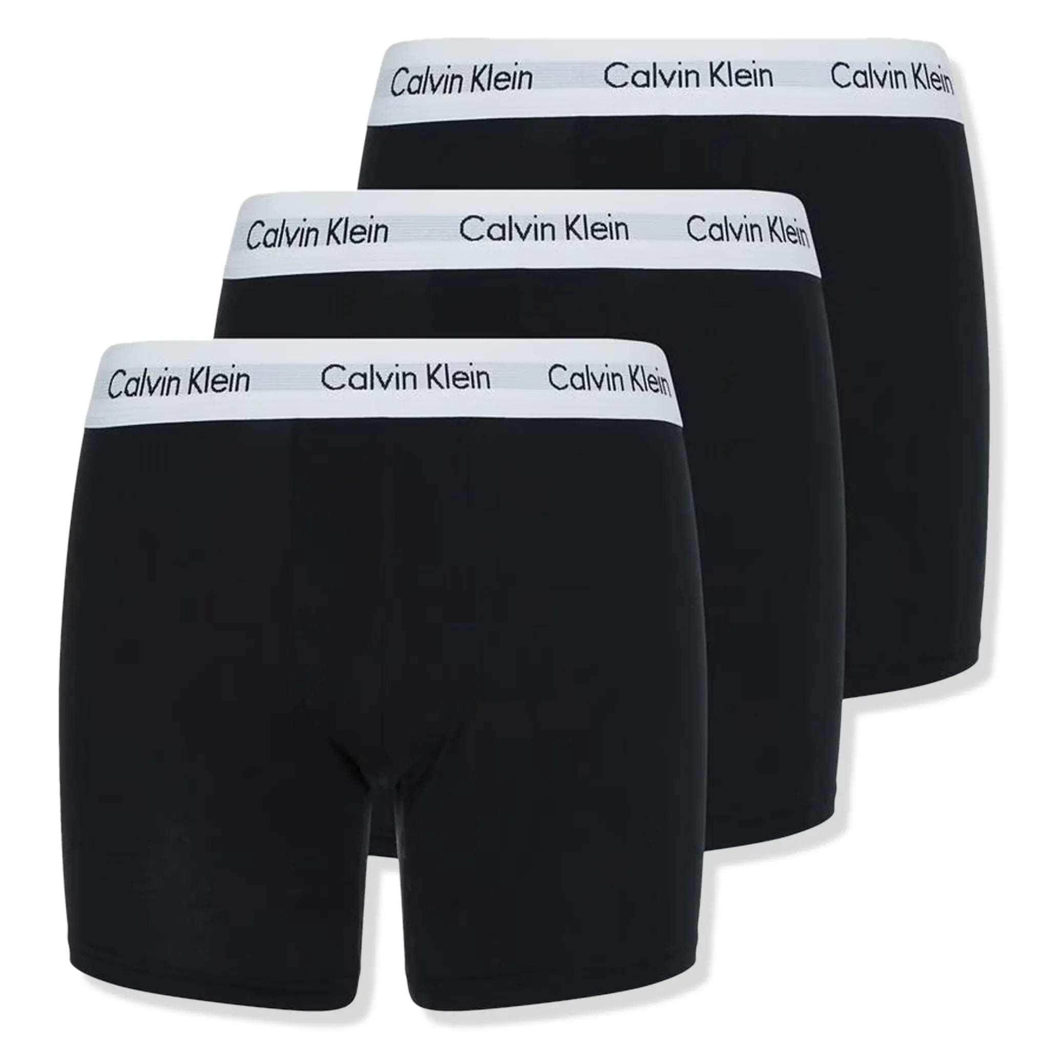 Pack view of Calvin Klein 3 Pack Black Boxer Briefs