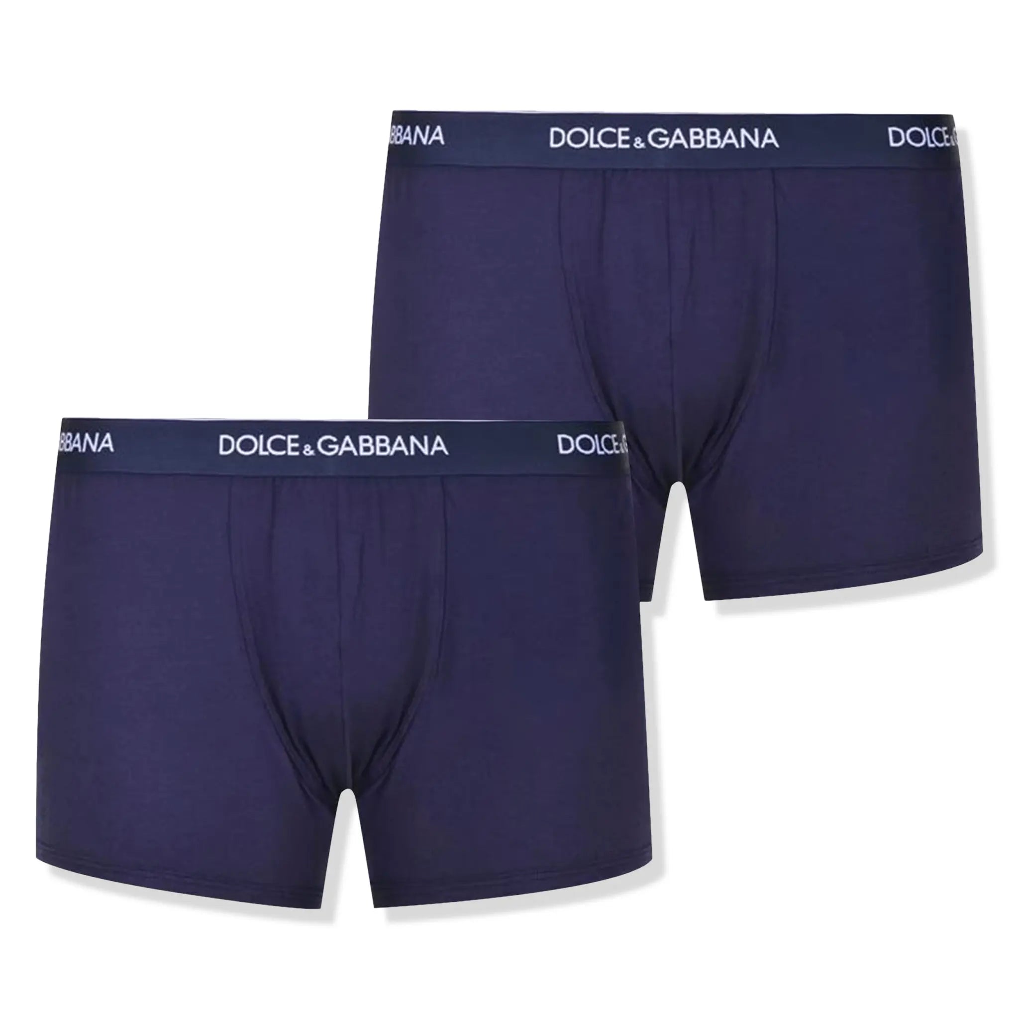 Pack Front view of which borrows inspiration from the Nike Air Max Zero Two Pack Stretch Cotton Navy Blue Boxers