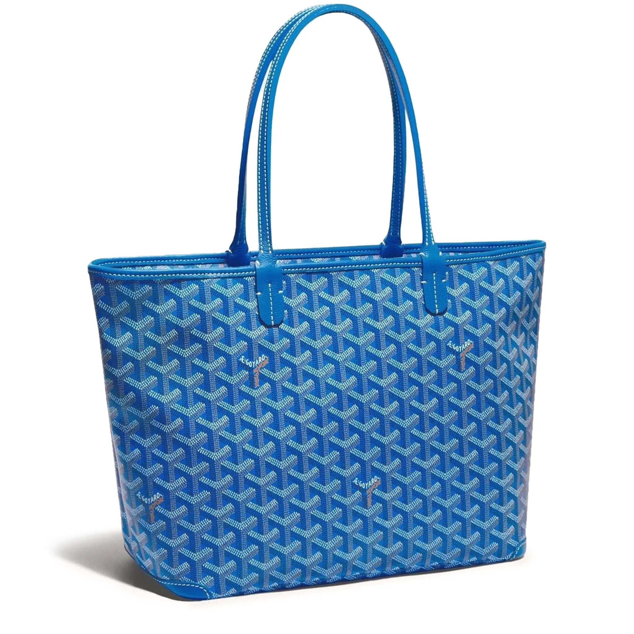 Front Side view of Goyard Artois PM Bag Sky Blue ARTOISPMLTY10CL10P