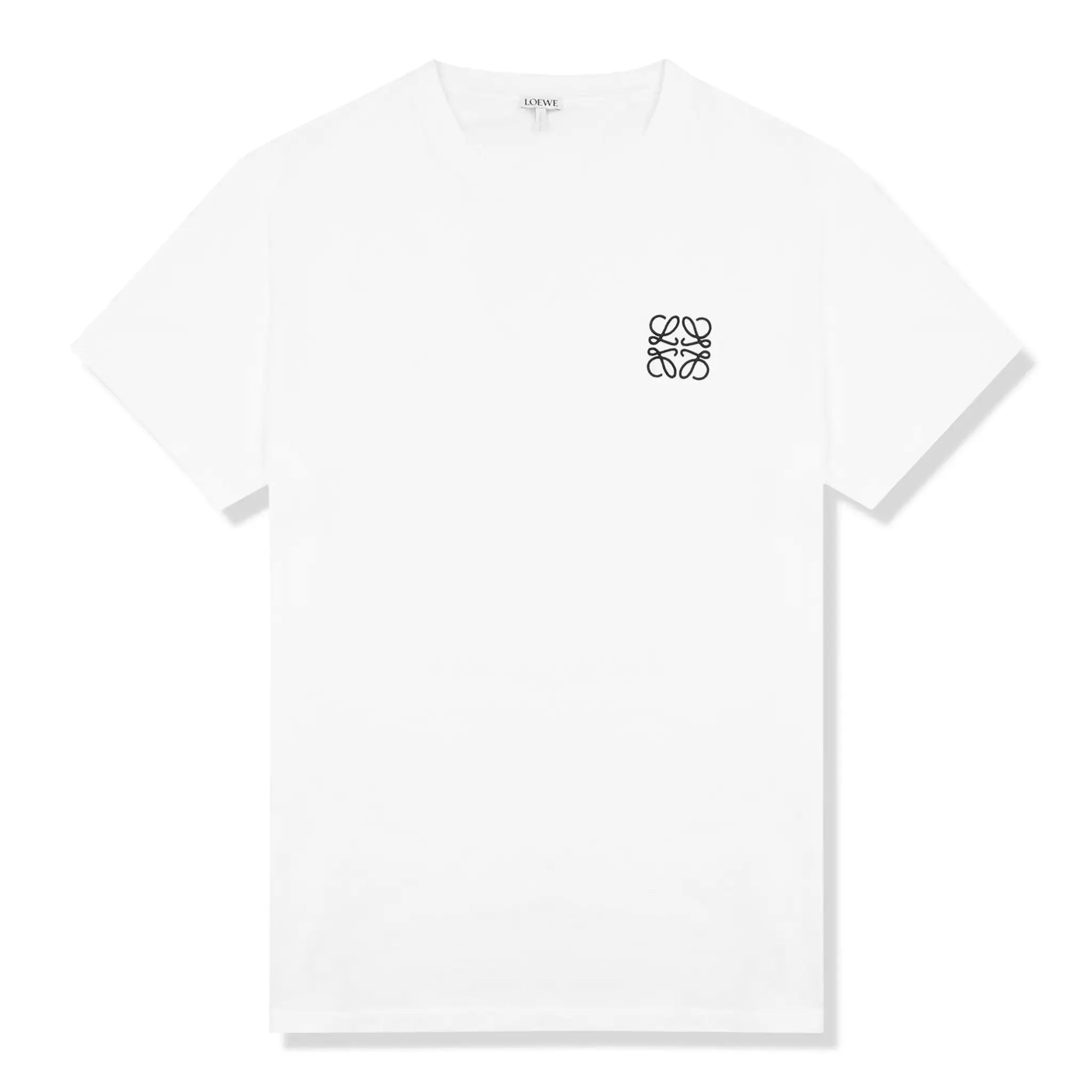 Front view of Loewe Anagram Chest Logo White T Shirt H526Y22X75-2100