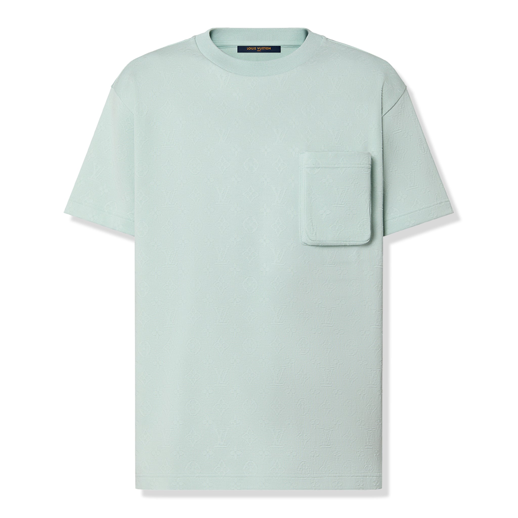 Louis Vuitton 23AW Cotton T-shirt M Men's Navy RM232Q 3D Pocket
