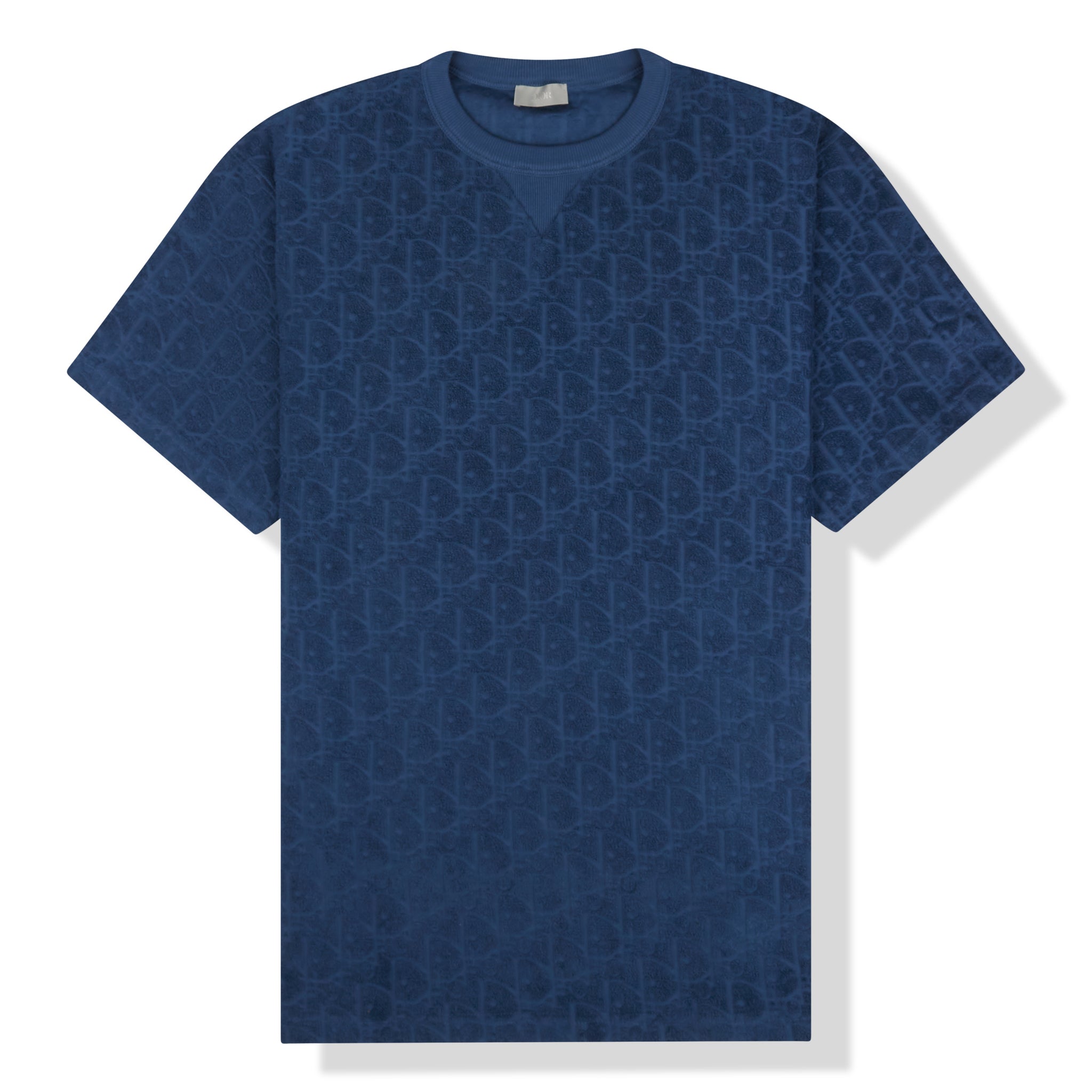 Dior Oblique Towelling Blue T Shirt – Crepslocker