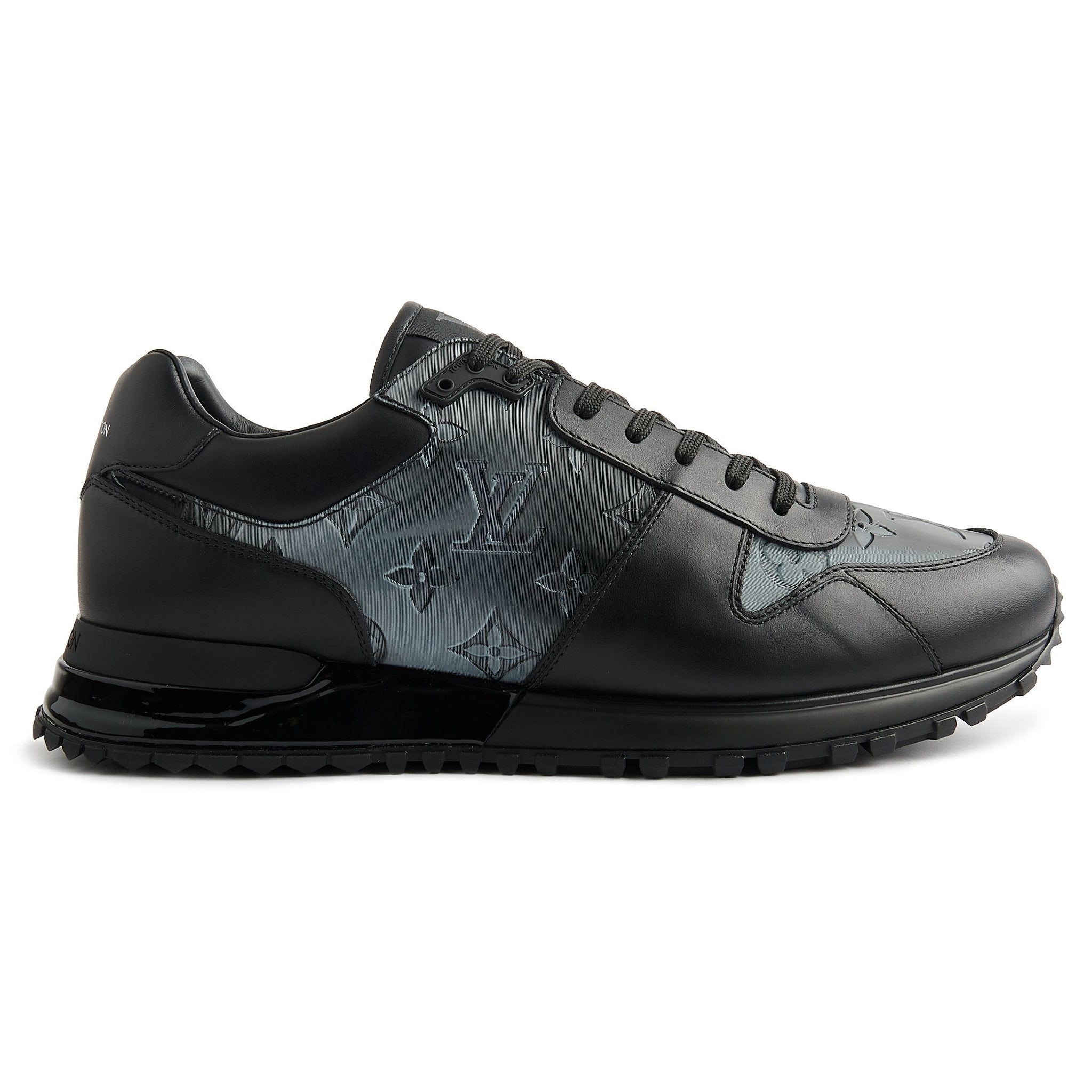 Louis Vuitton Run Away Black Silver Iridecscent Sneaker – Cheap Hotelomega  Jordan outlet