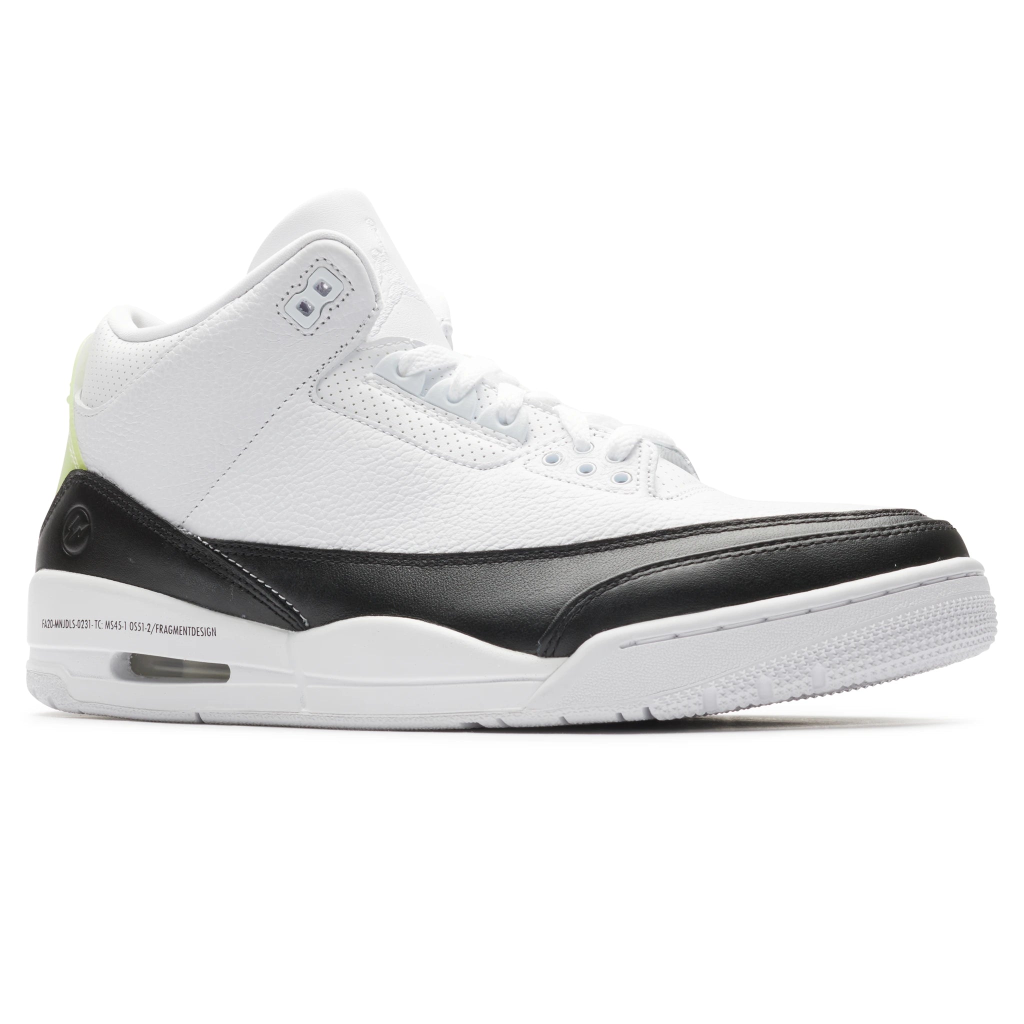 Image of Air Jordan 3 x Fragment White Retro Sneaker