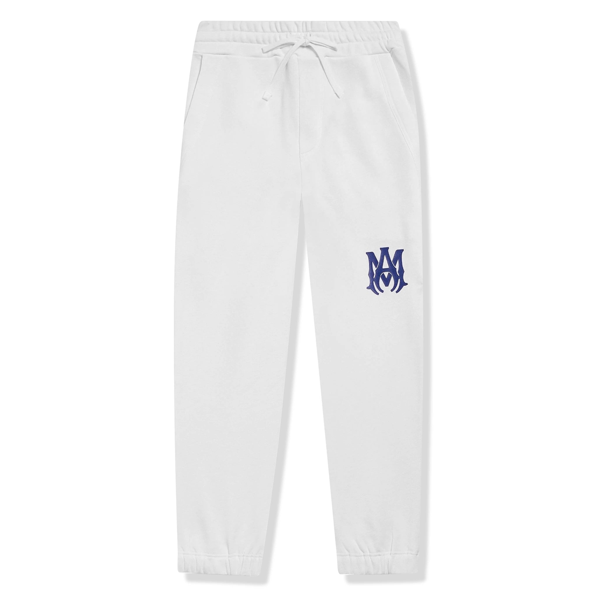 Front view of Amiri Kids MA Core Logo White Sweatpants