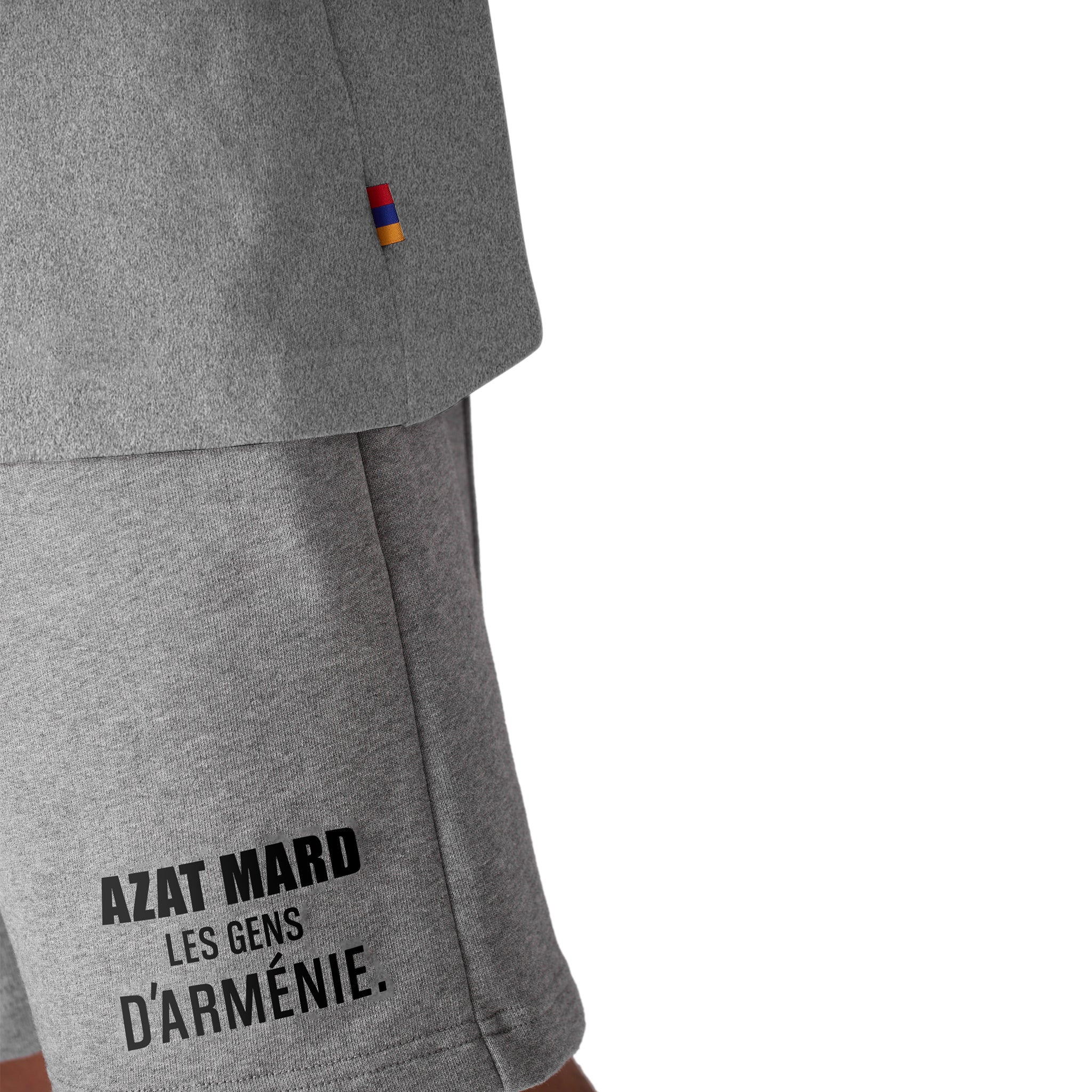 Azat Mard Les Gens T Shirt Grey SS23106