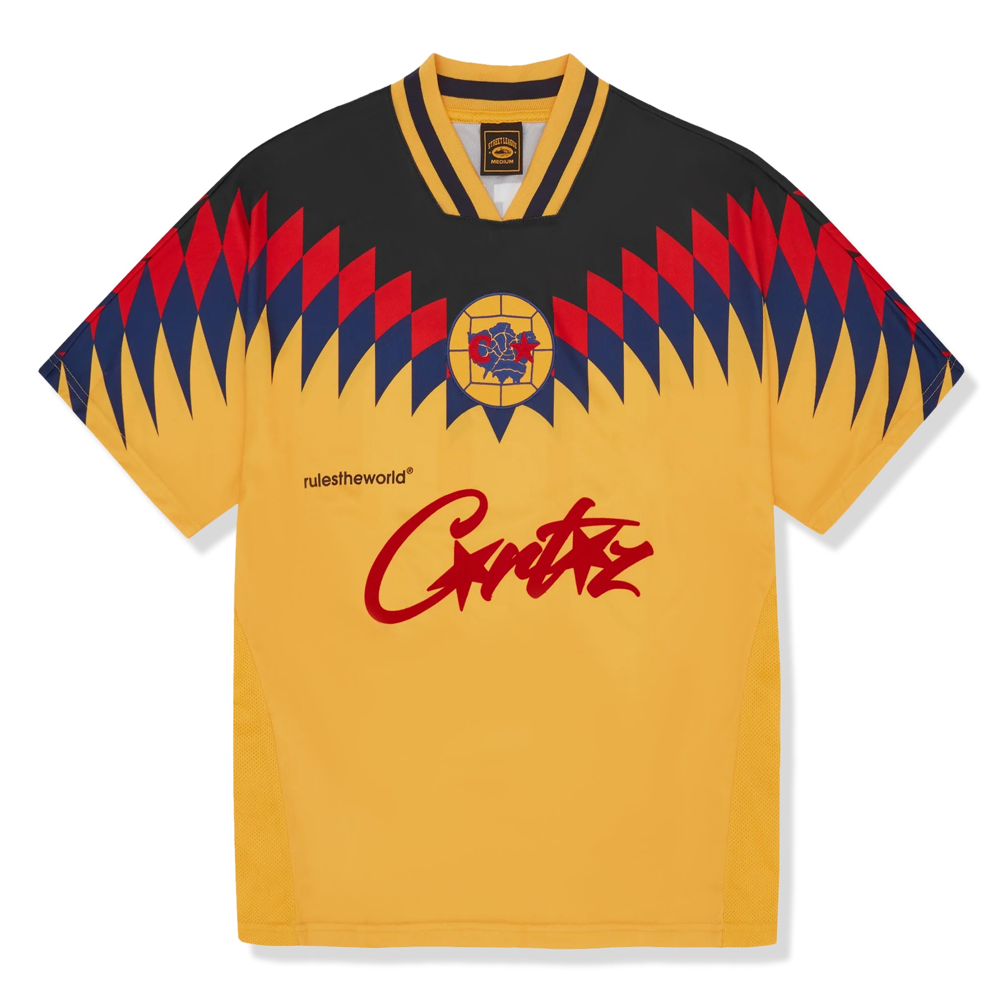 Corteiz Club Football Jersey - YellowXSSMLXL