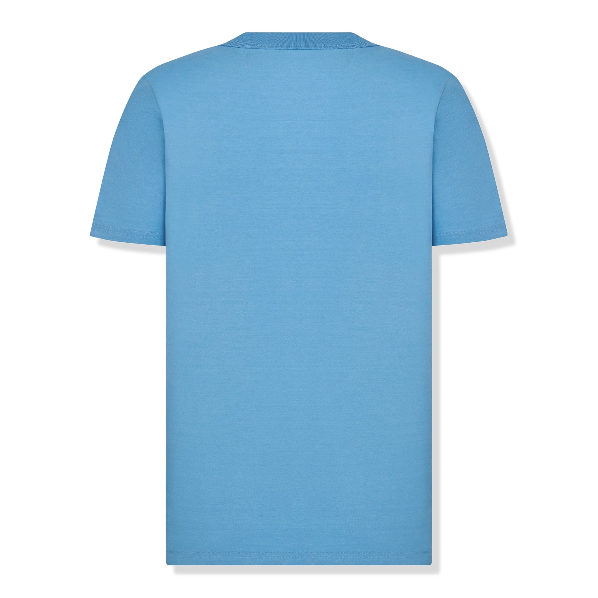 Back view of Dior CD Icon Blue T Shirt 013J600A0677_C571