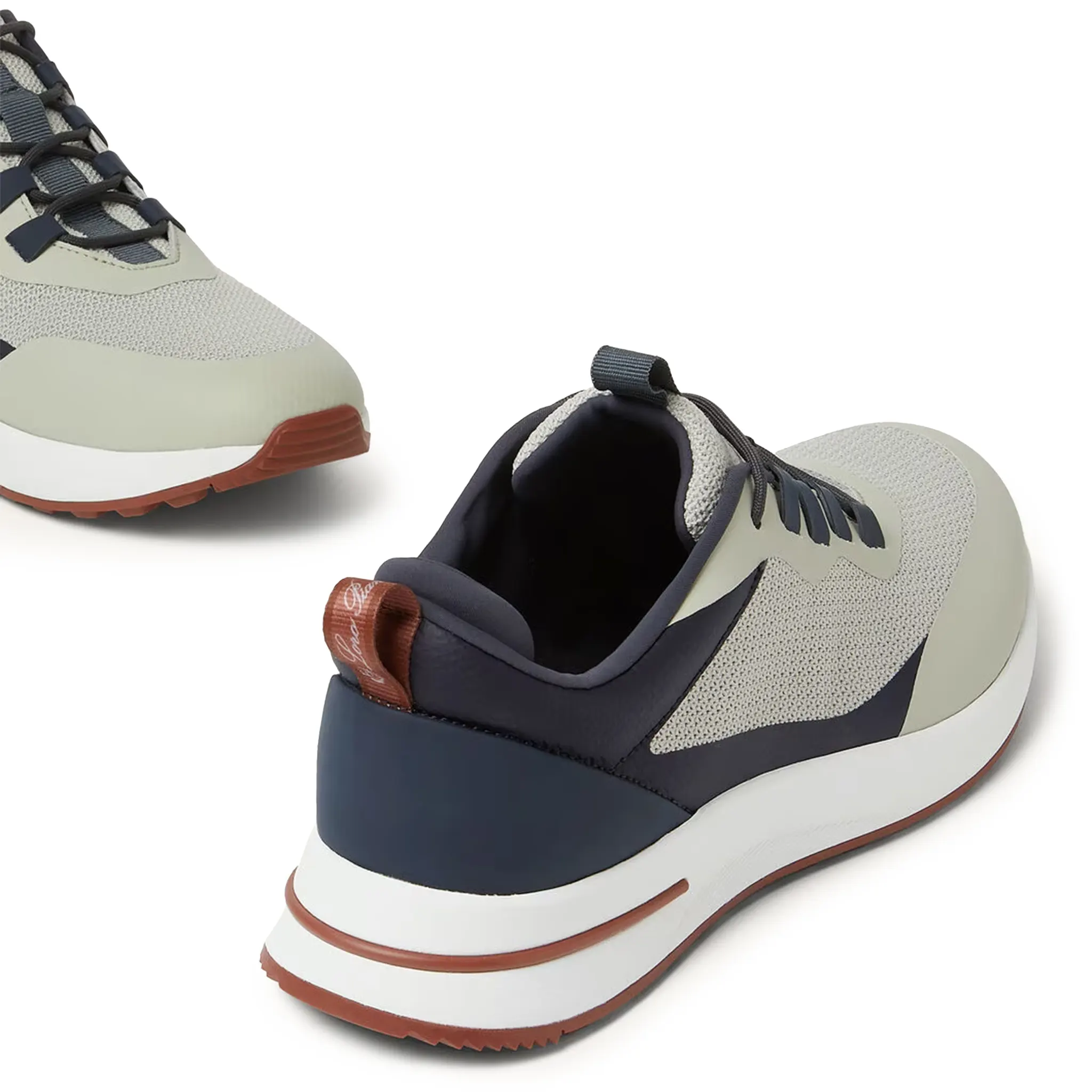 Back view of Loro Piana Week End Walk Linen Sneaker