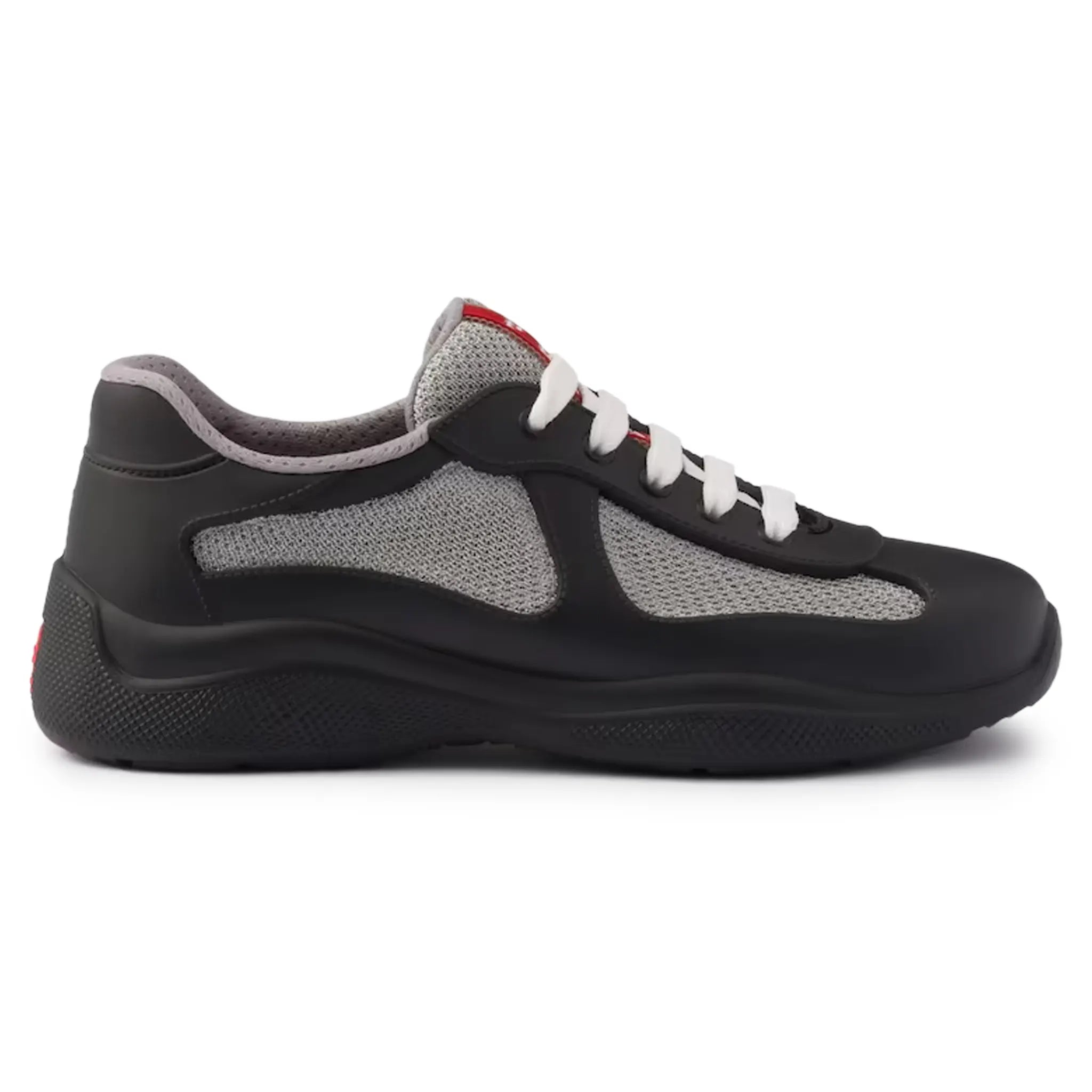 Prada Americas Cup Black Rubber Sneaker