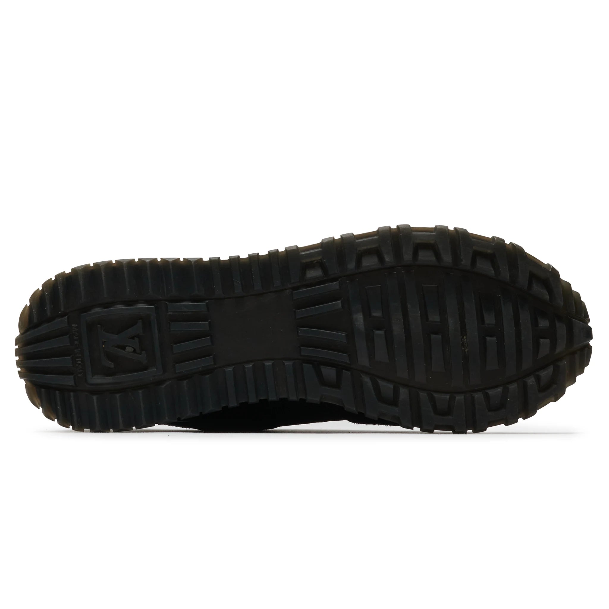 Sole view of Preloved - Louis Vuitton LV Run Away Black Trainer