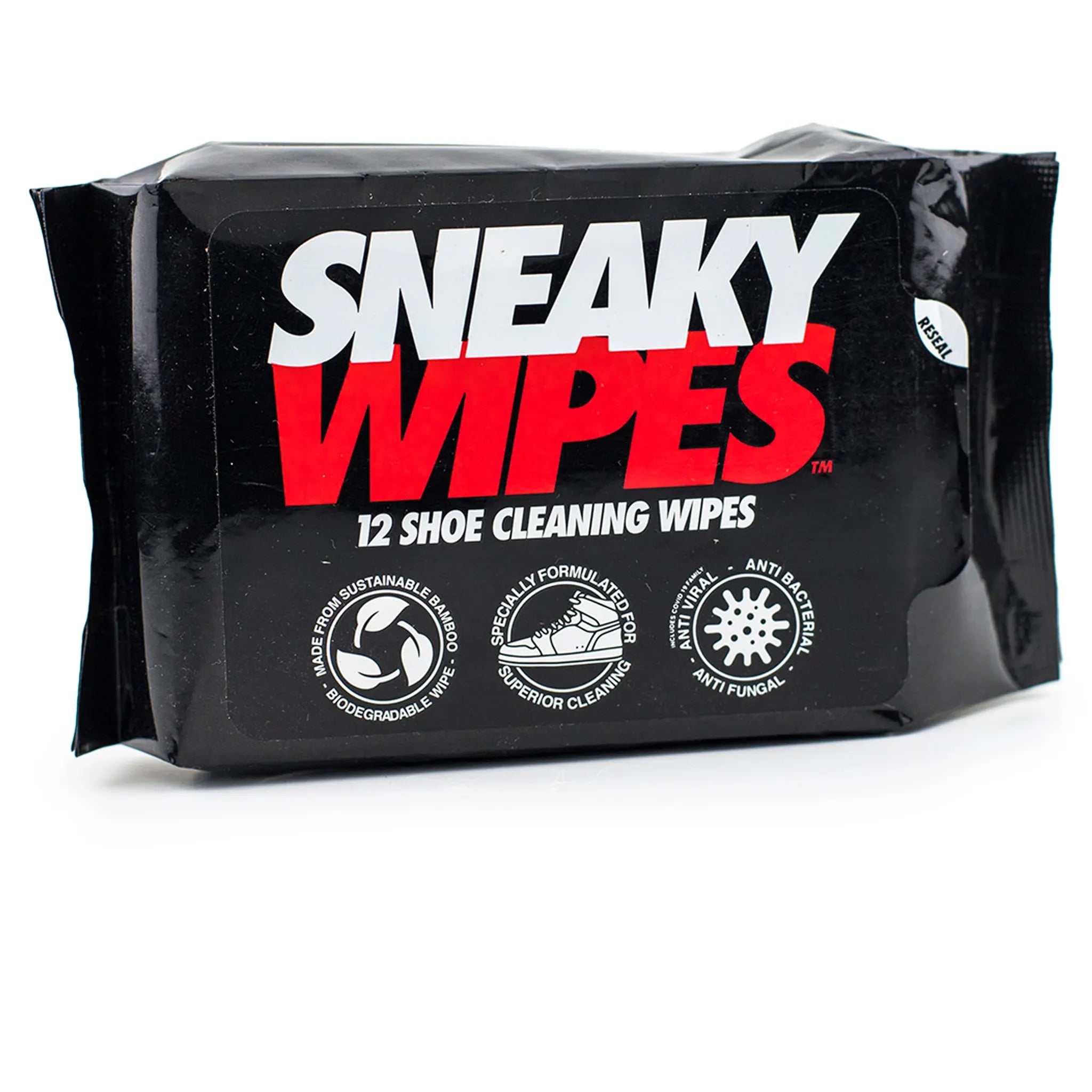 Front view of Sneaky Shoe And Trainer Cleaning Wipes