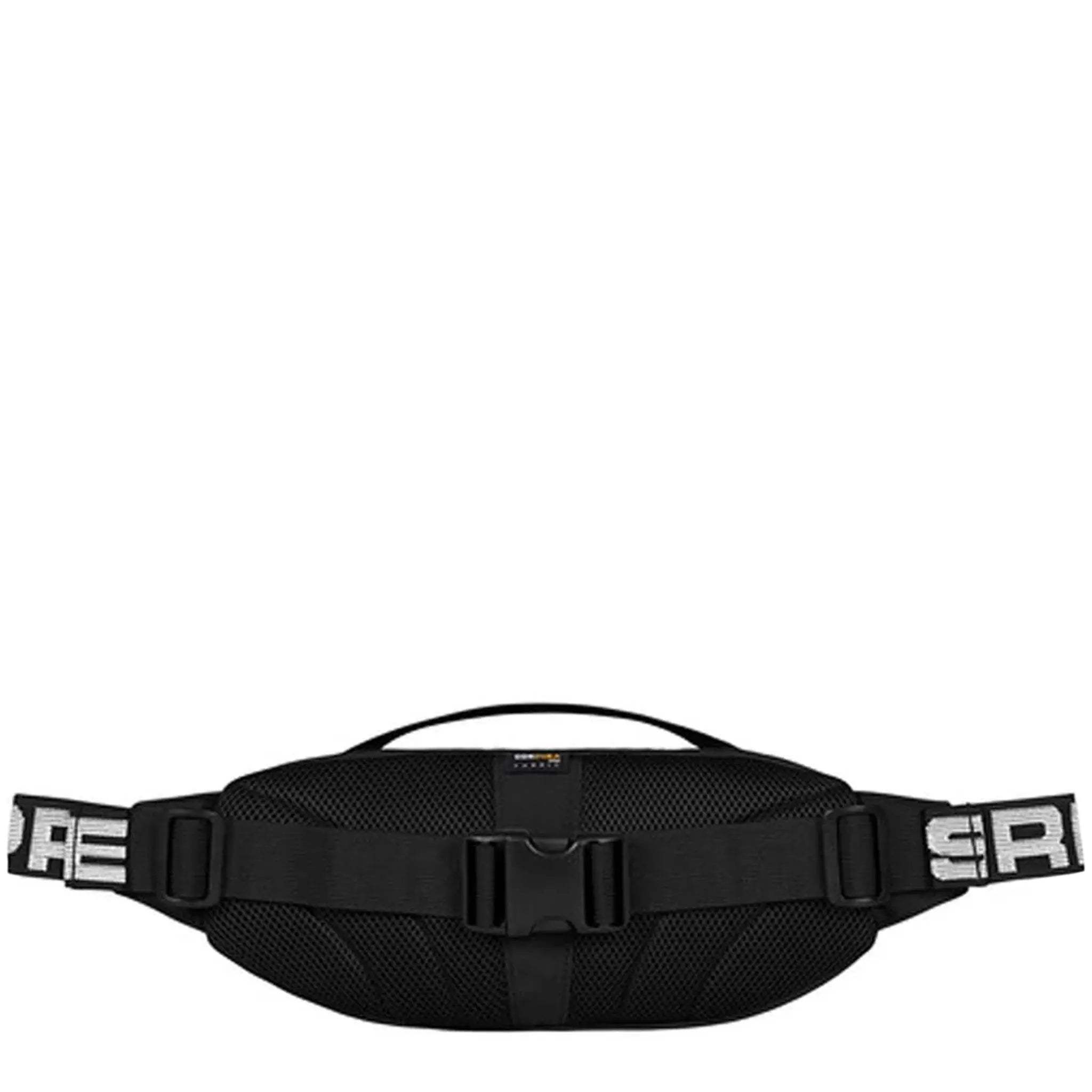 Back view of Supreme Black Waist Bag (SS18)