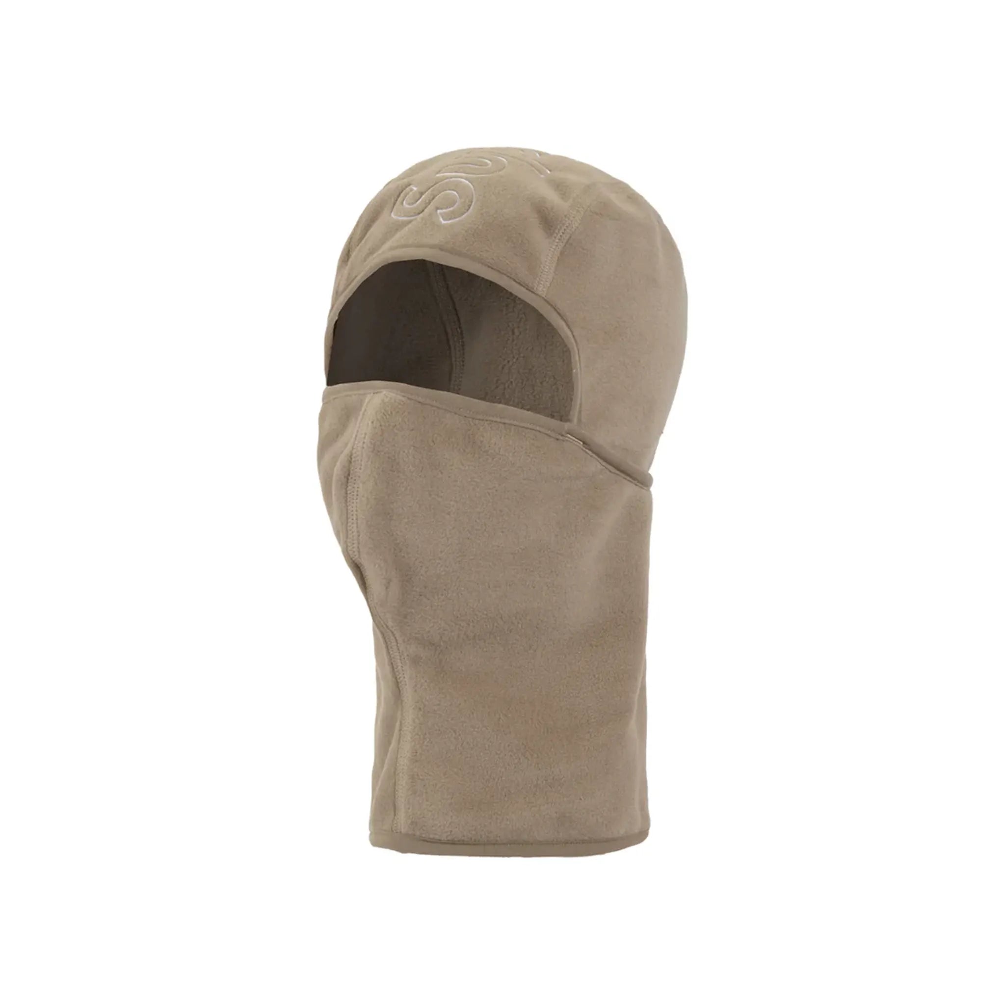 Front view of Supreme Polartec Balaclava Taupe FW24