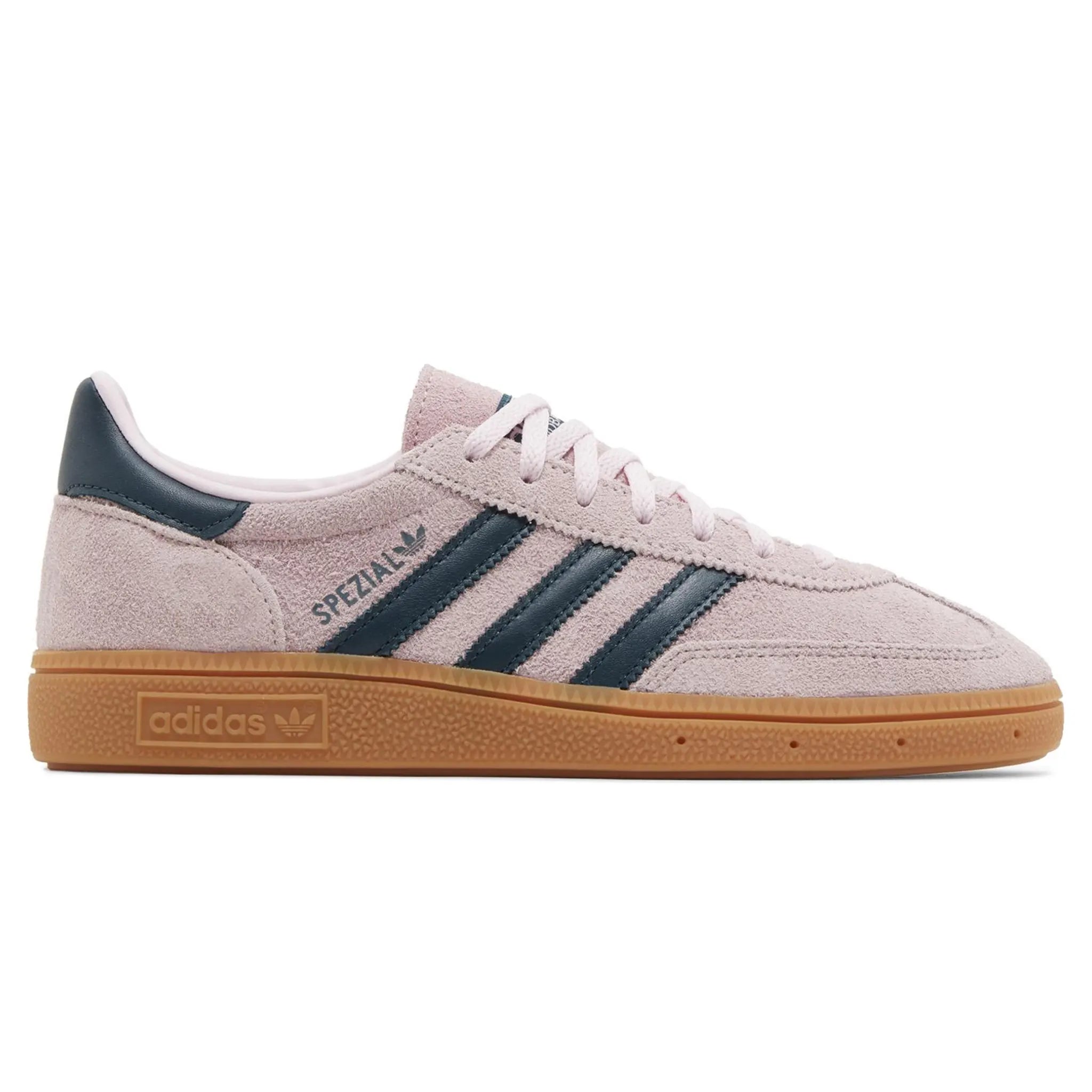 Side view of Adidas Handball Spezial Clear Pink Arctic Night (W) IF6561