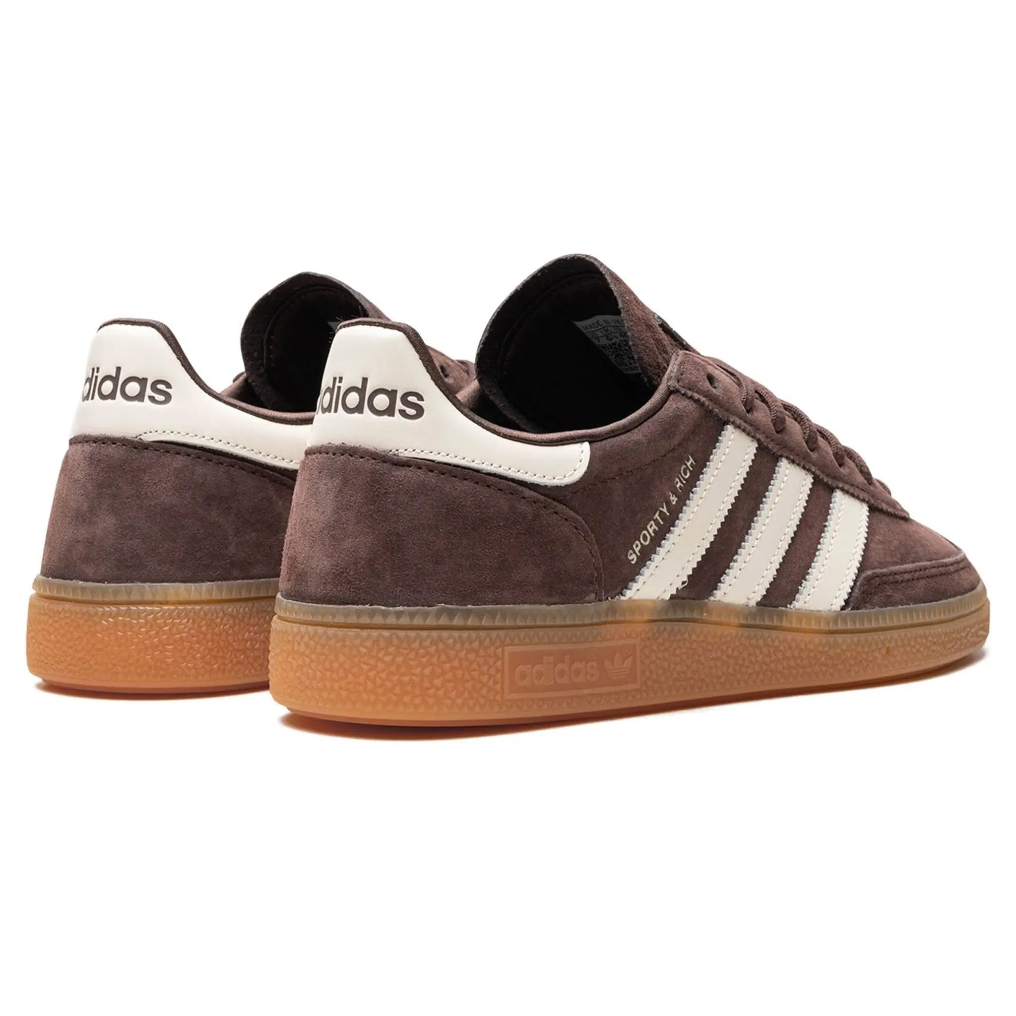 Back side view of Adidas Handball Spezial Sporty & Rich Auburn Gum IH2612