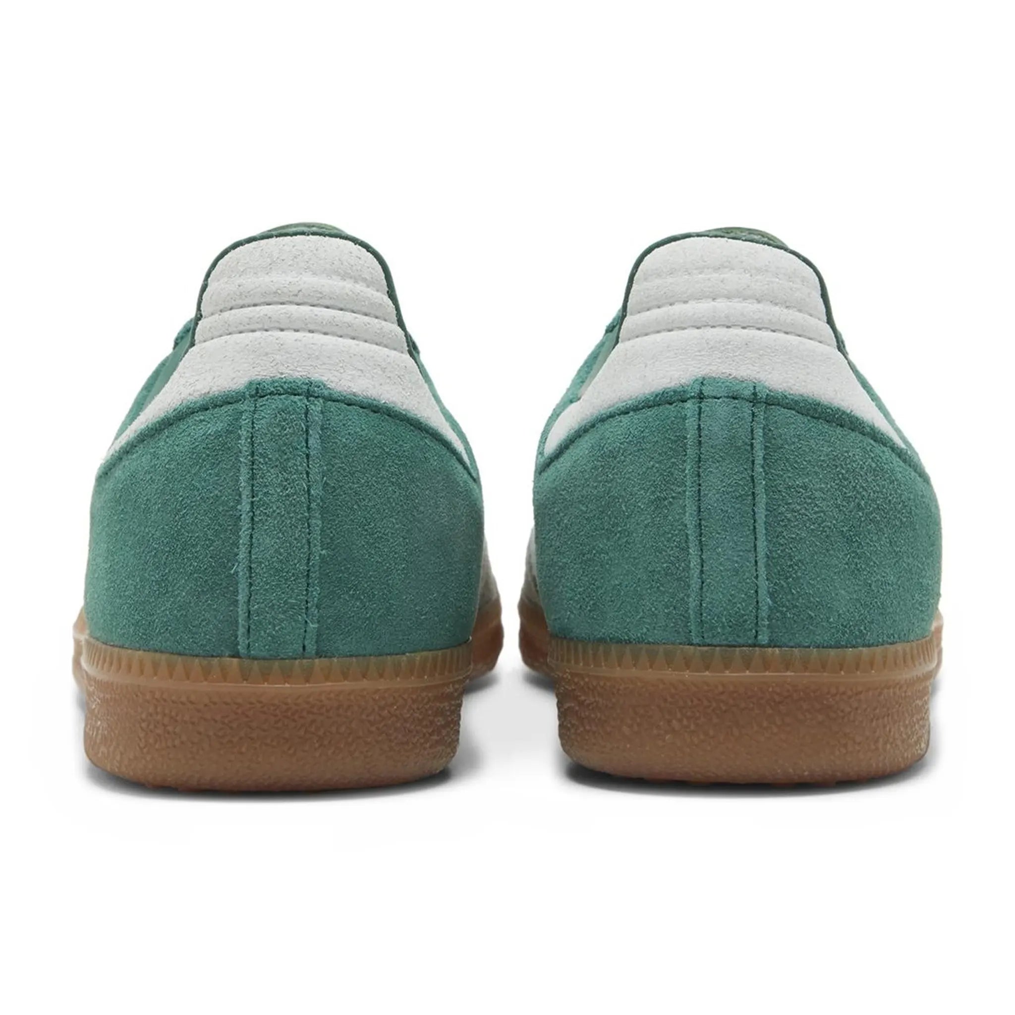 Back view of Adidas Samba OG Collegiate Green Gum ID2054