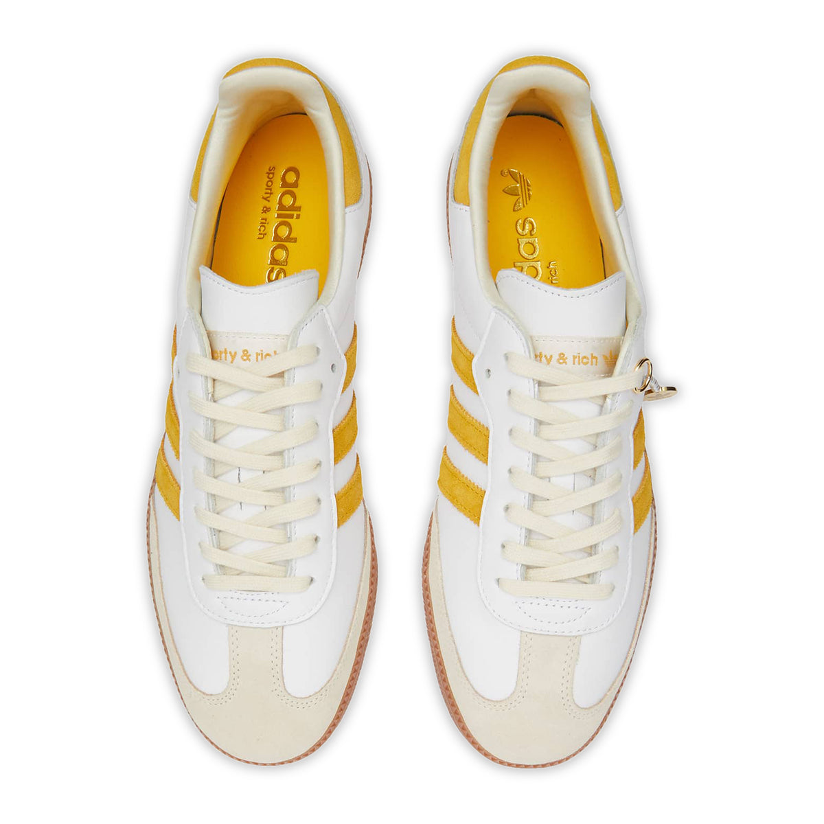 Adidas Samba OG Sporty & Rich White Bold Gold UK 3 / White