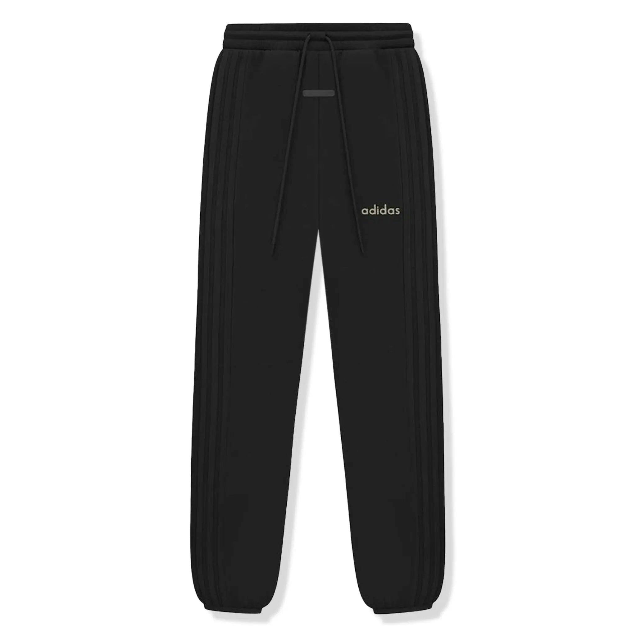 Front view of Adidas x Fear of God Athletics Heavy Fleece Black Sweatpants