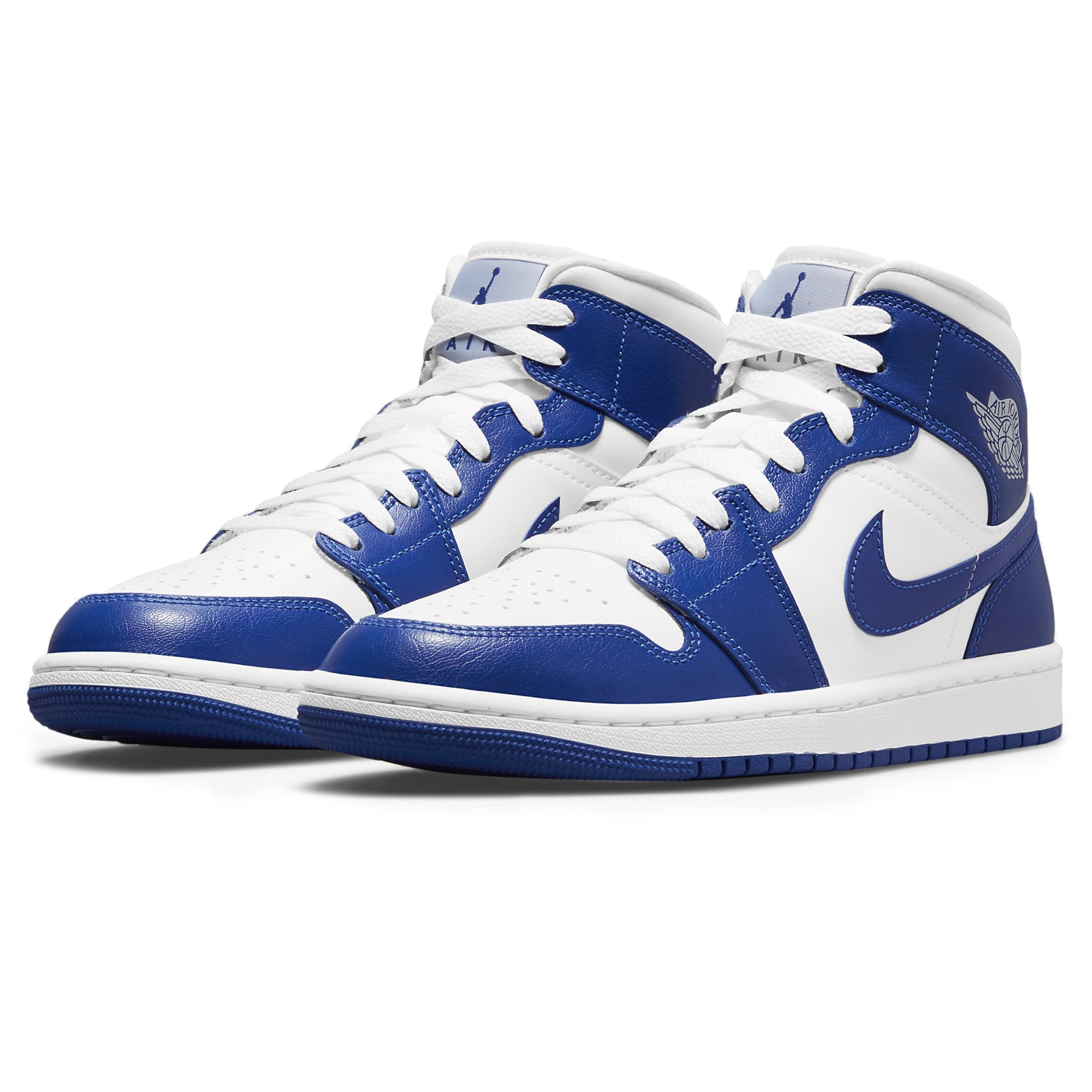 Image of Air Jordan 1 Mid Kentucky Blue (W) (Marks On Inside)