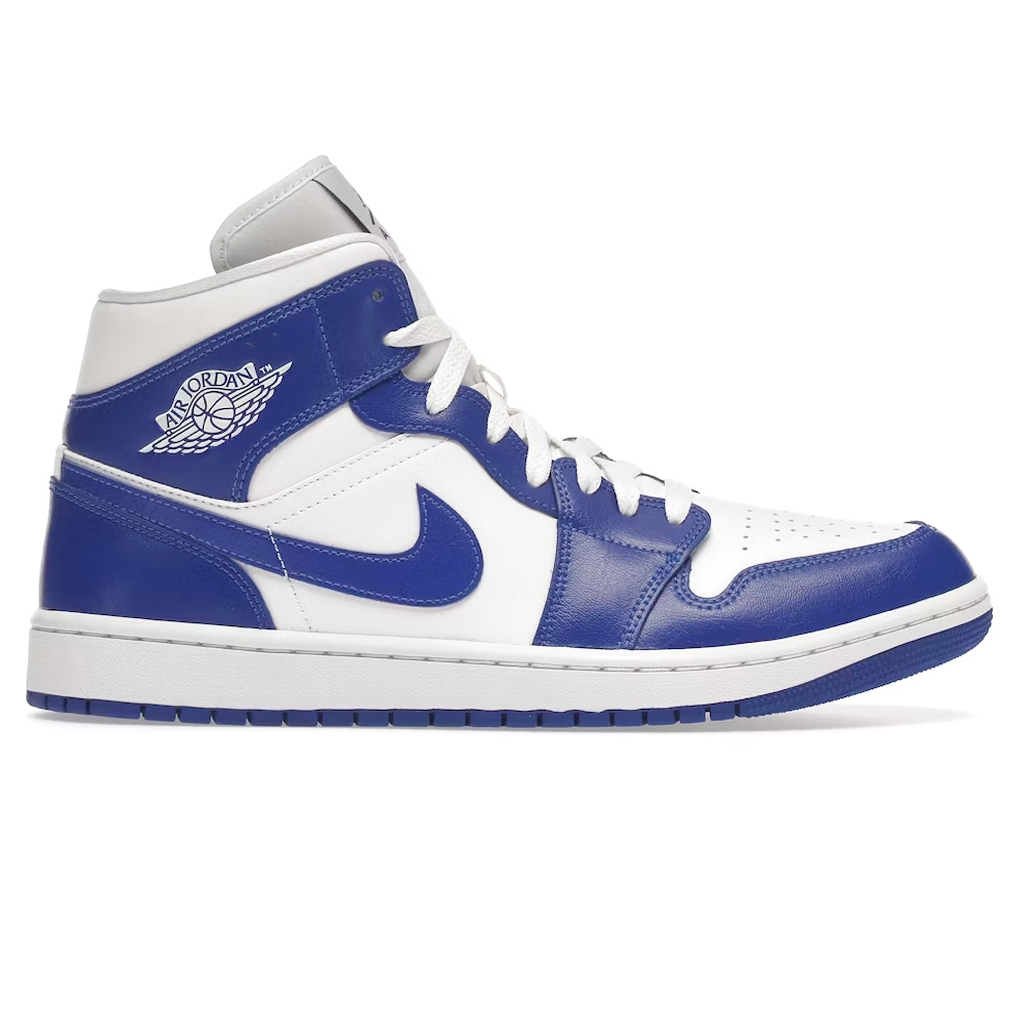 Image of Air Jordan 1 Mid Kentucky Blue (W) (Marks On Inside)