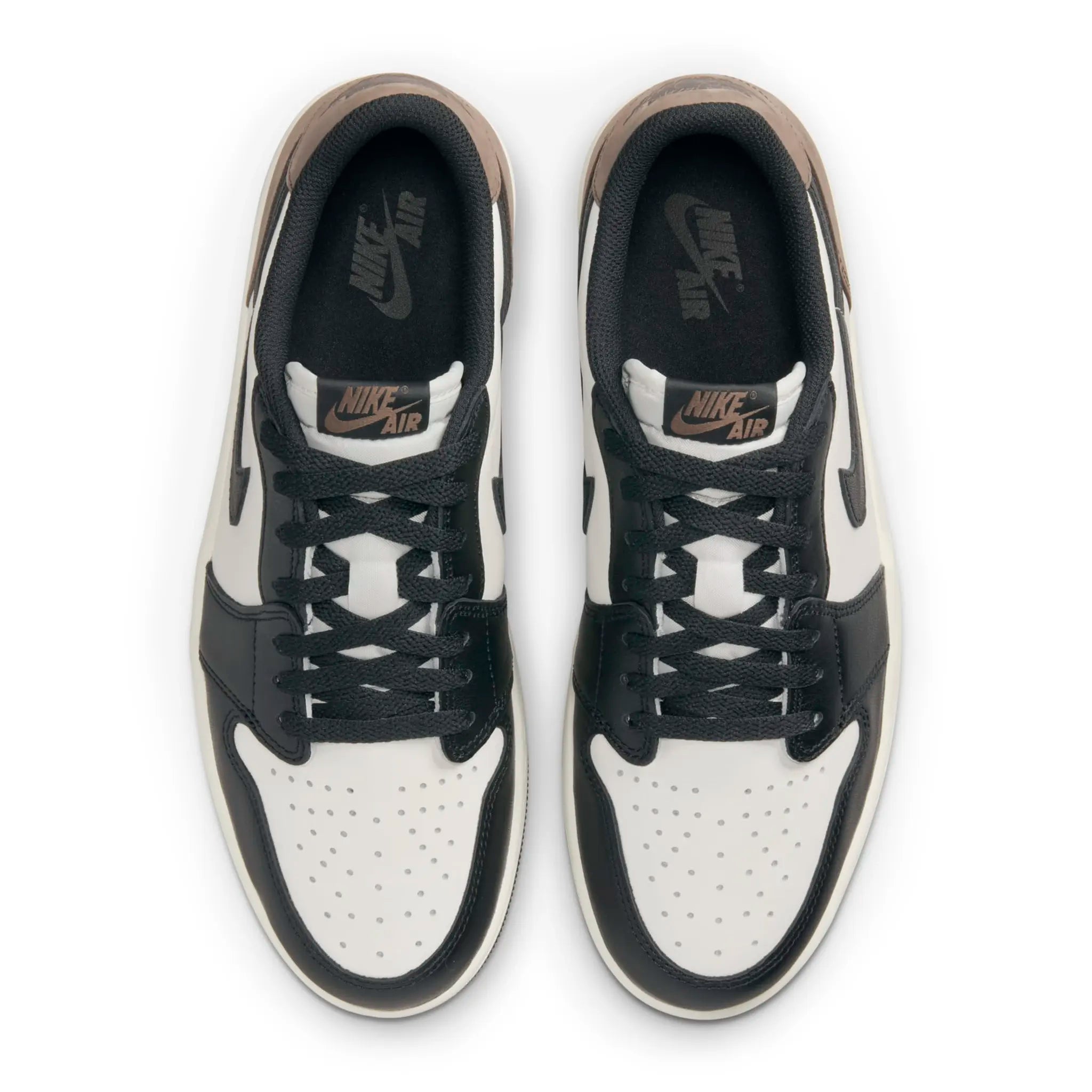 Top view of Air Jordan 1 Retro Low OG Mocha CZ0790-102