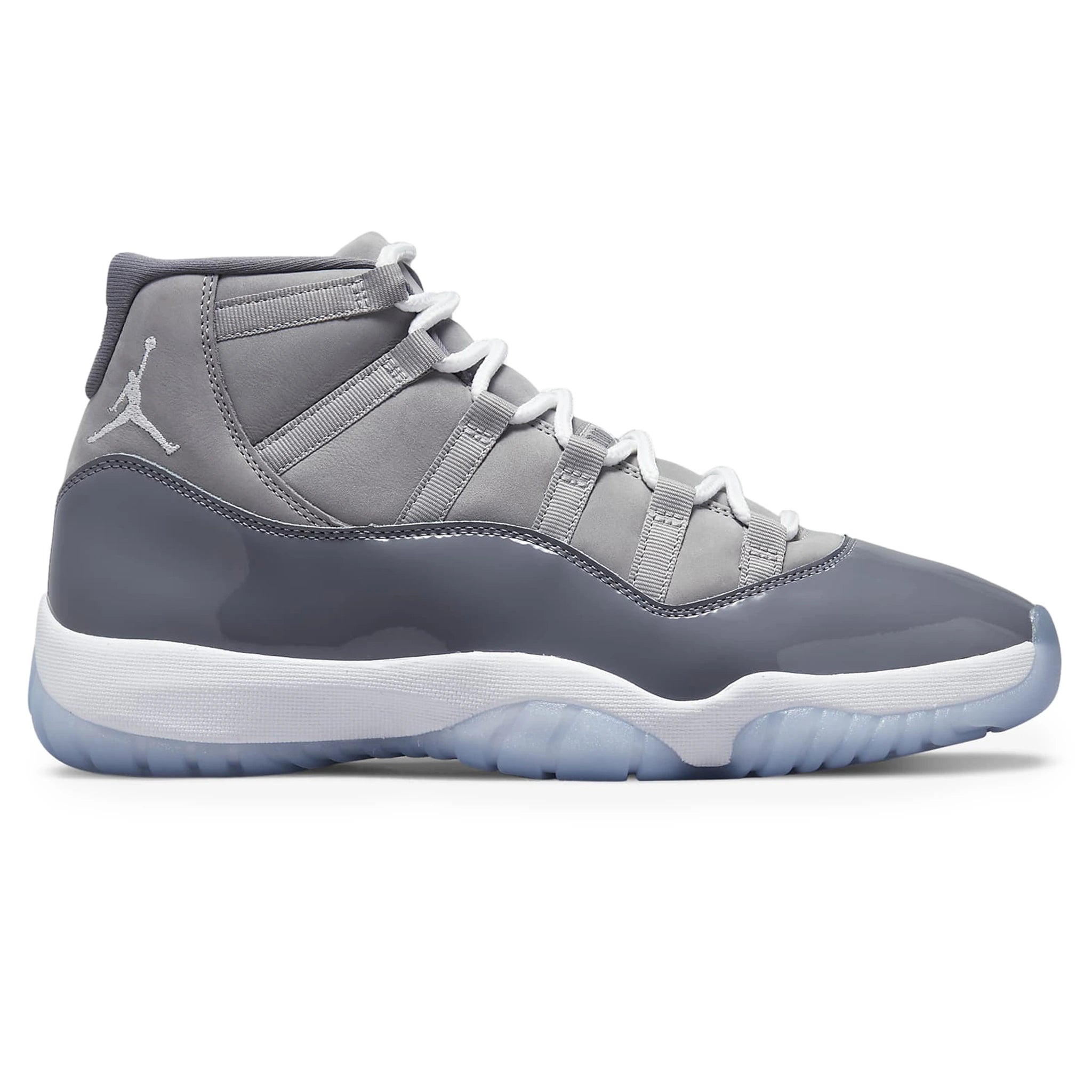 Side view of Air Jordan 11 Retro Cool Grey (2021) CT8012-005