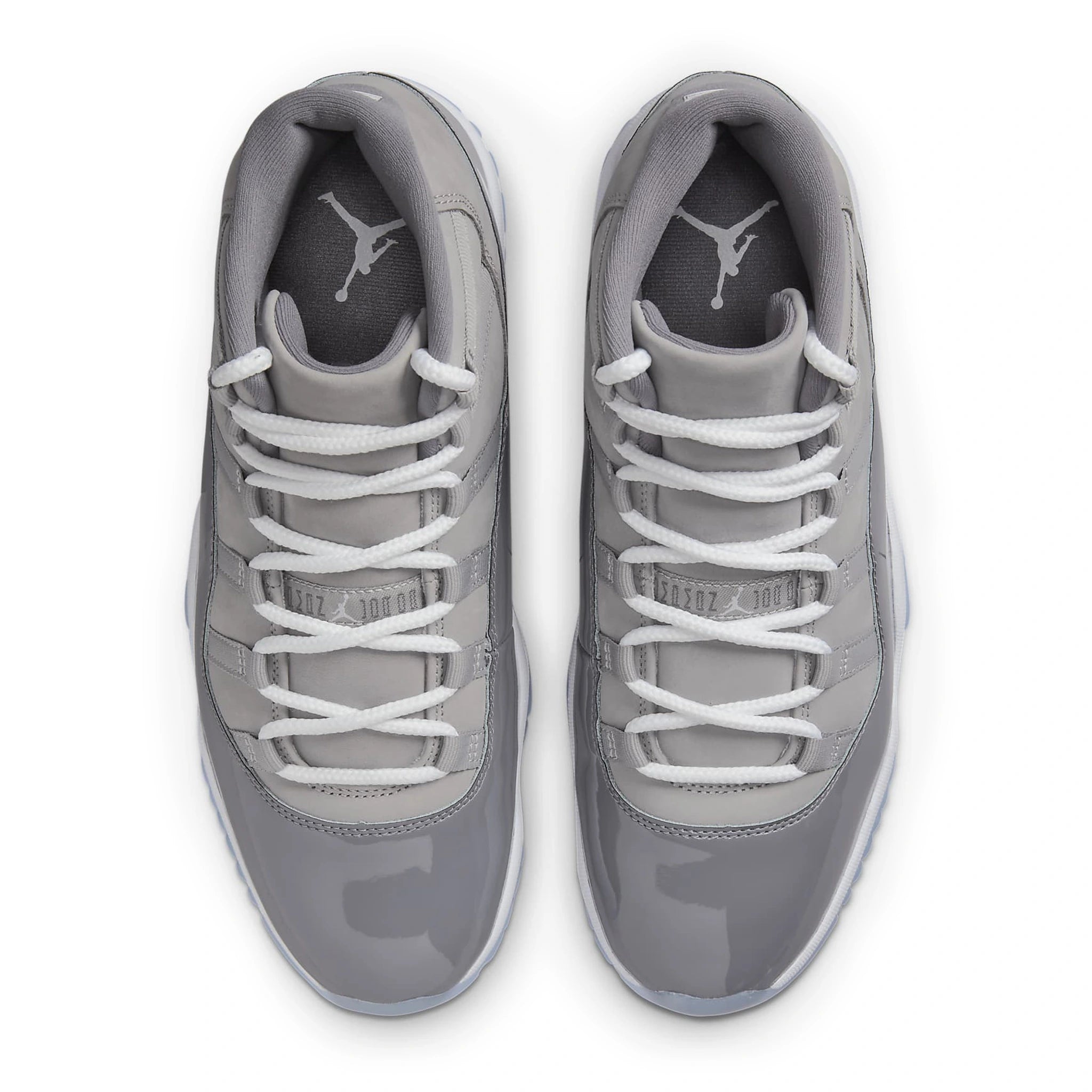 Top view of Air Jordan 11 Retro Cool Grey (2021) CT8012-005