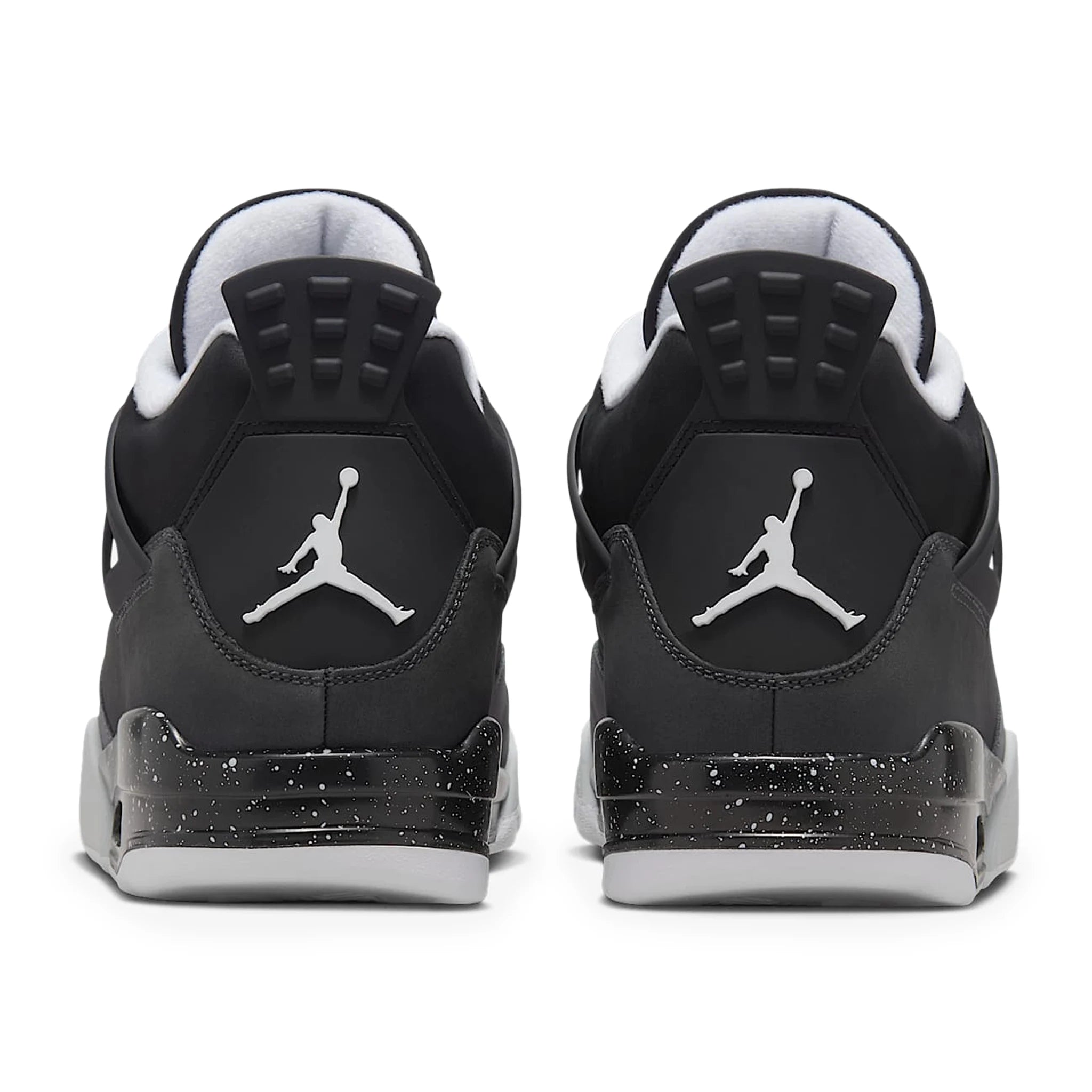 Heel View of Air Jordan 4 Retro Fear (2024)