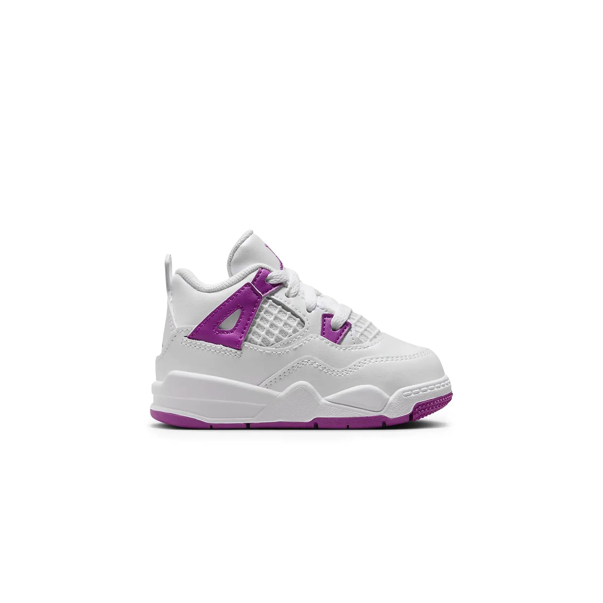 Side view of Air Jordan 4 Retro Hyper Violet (TD) FQ1313-151