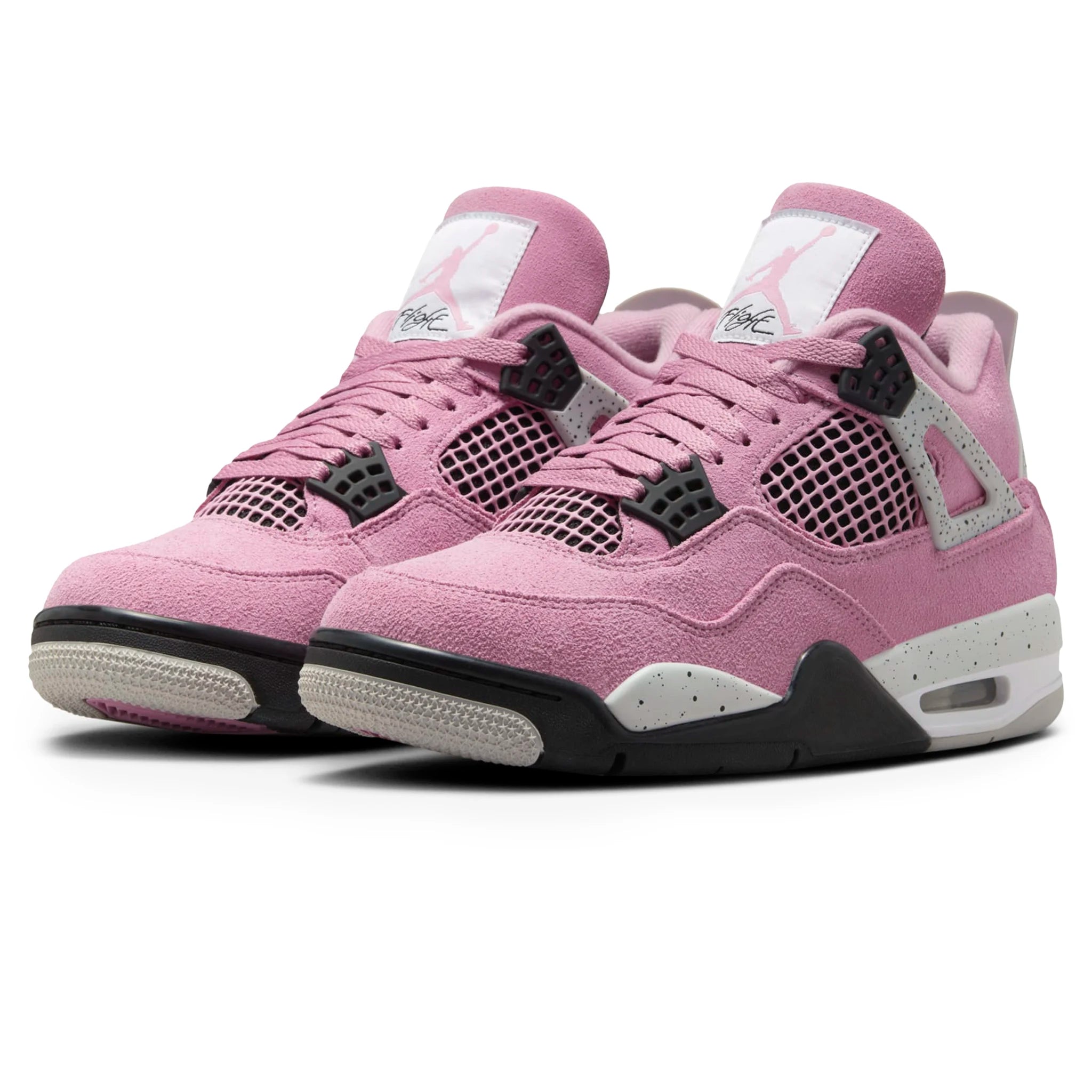 Front side date of Air jordan mit 4 Retro Orchid (W) AQ9129-501 