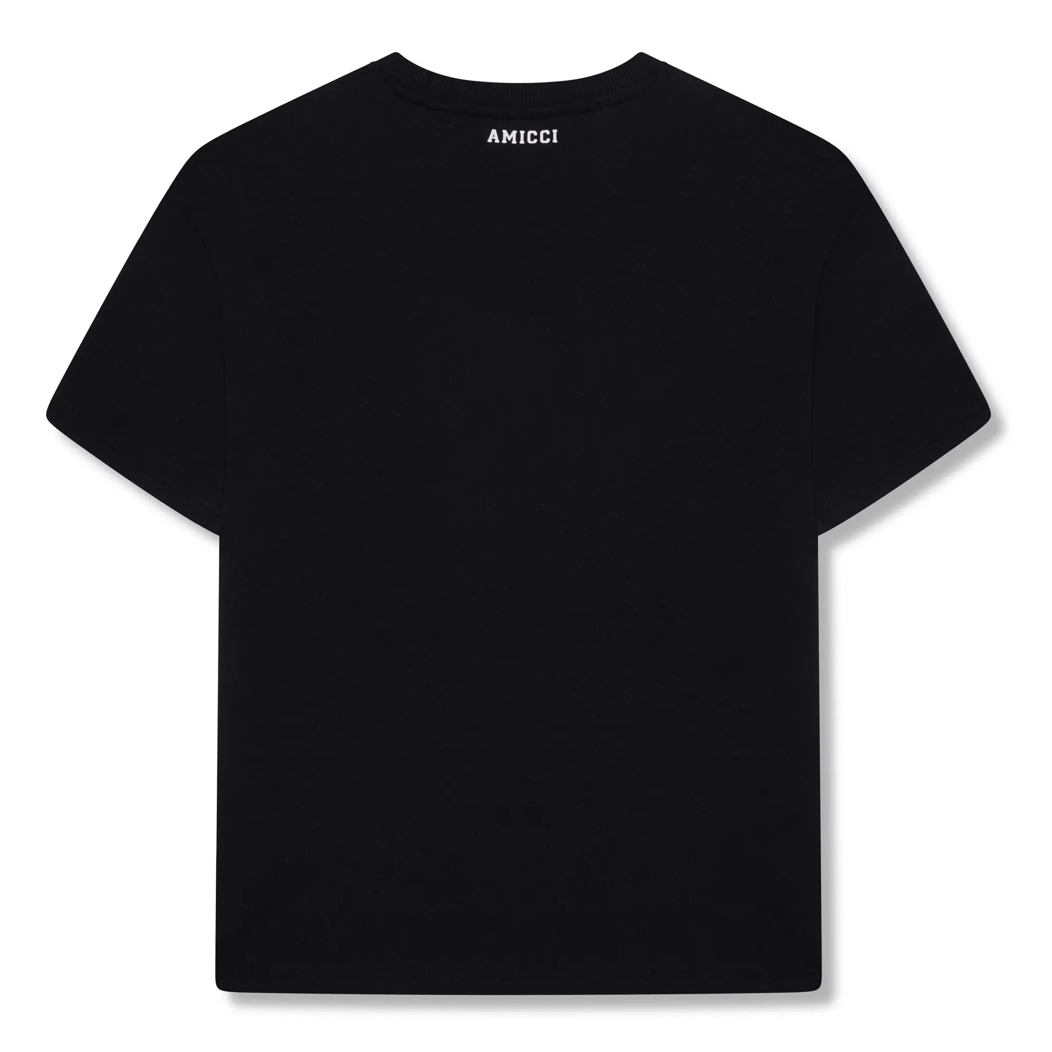 Back view of Amicci Vero Black T Shirt