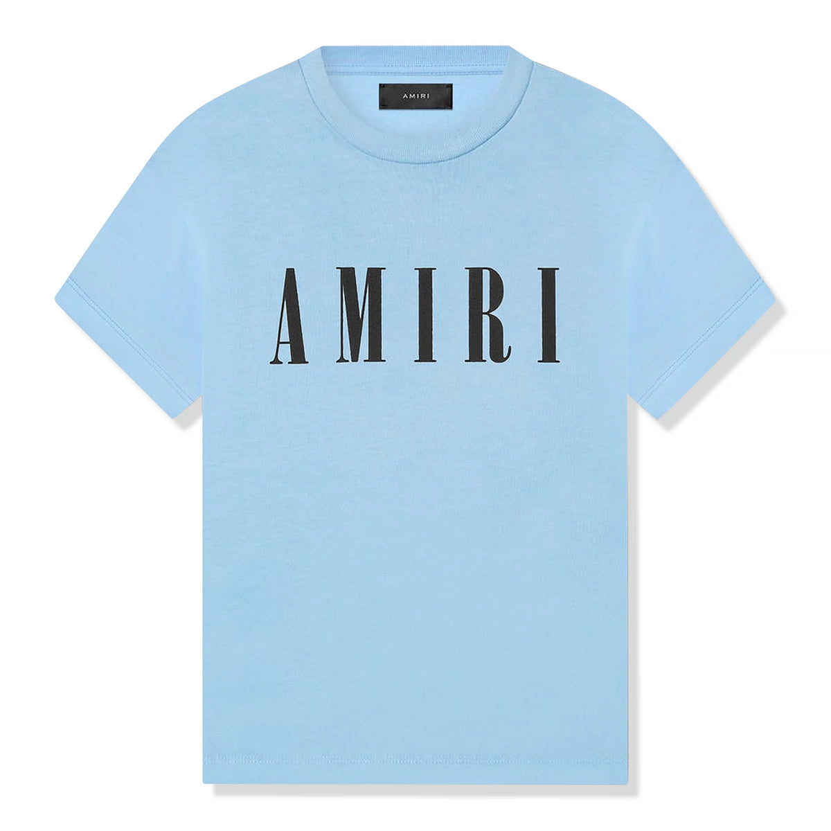 Amiri Kids 'Amiri' Baby Blue T Shirt