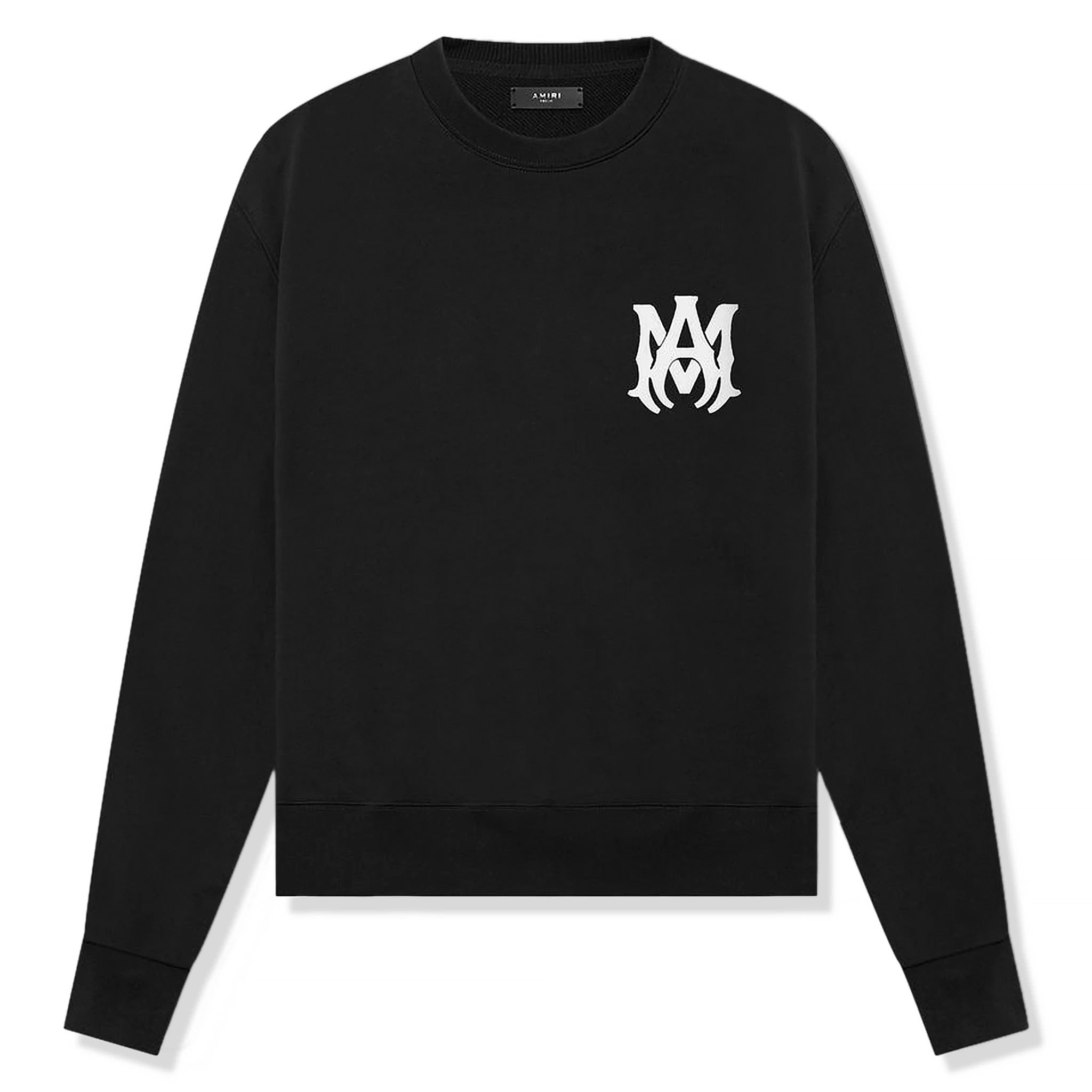 Front view of Amiri Kids MA Black Sweatshirt PF22KJL005-001