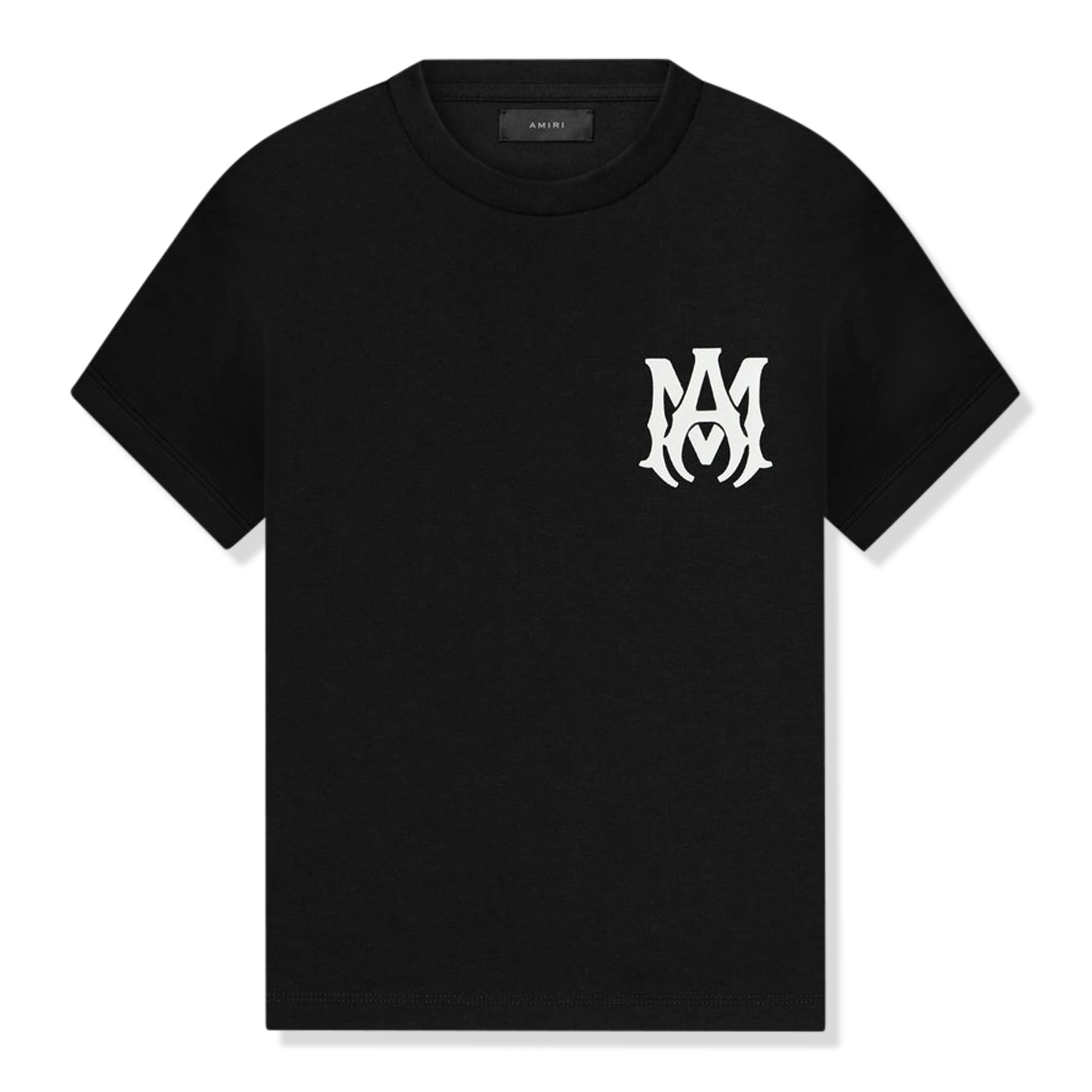 Front view of Amiri Kids MA Black T Shirt PS22KJL021-001