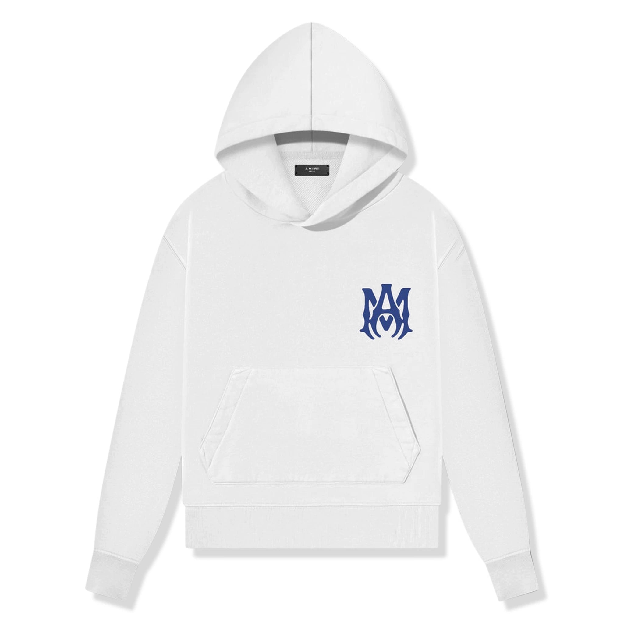 Front view of Amiri Kids MA Core Logo White Hoodie PS23KJH002-100