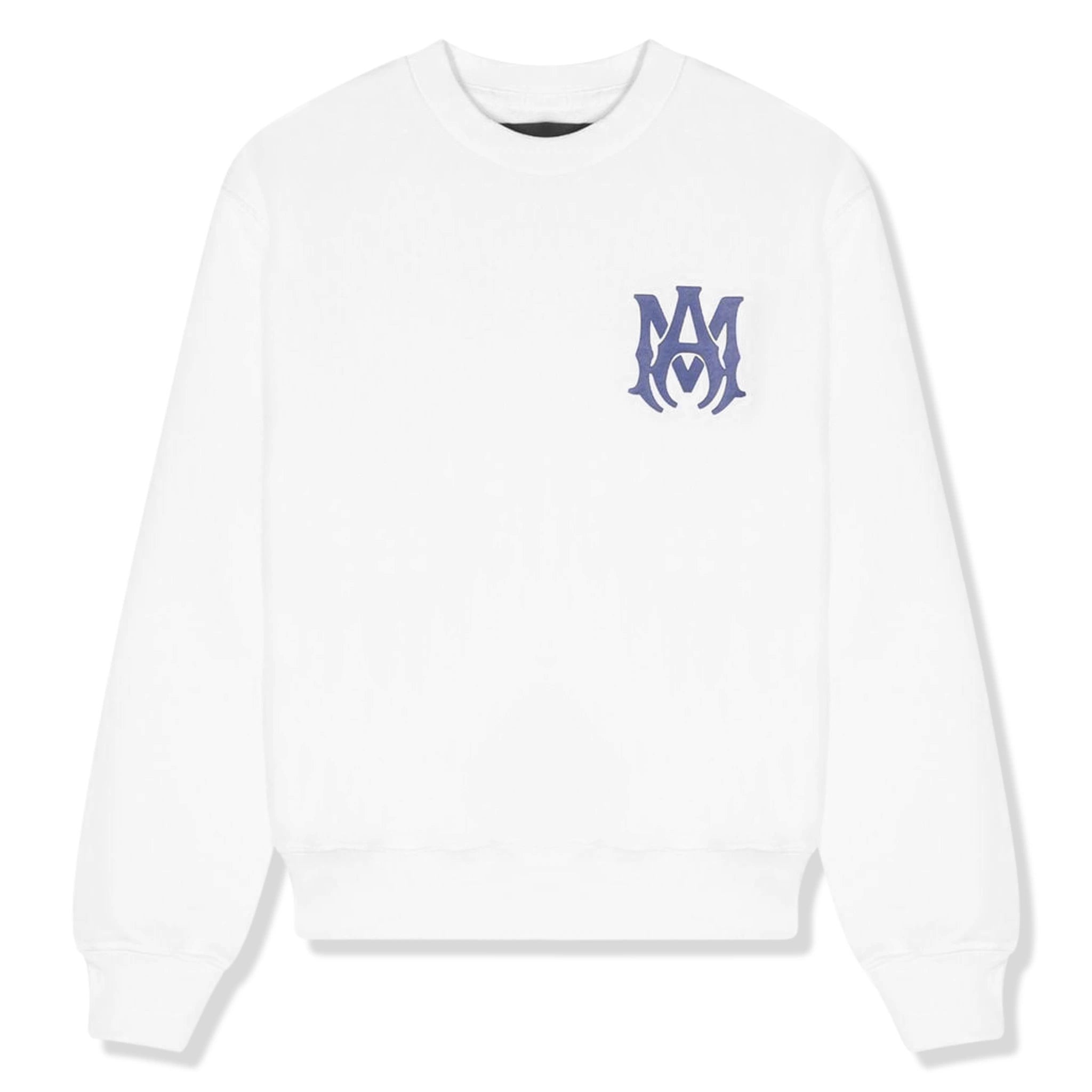 Front view of Amiri Kids MA Core Logo White Sweatshirt PS23KJC003-100