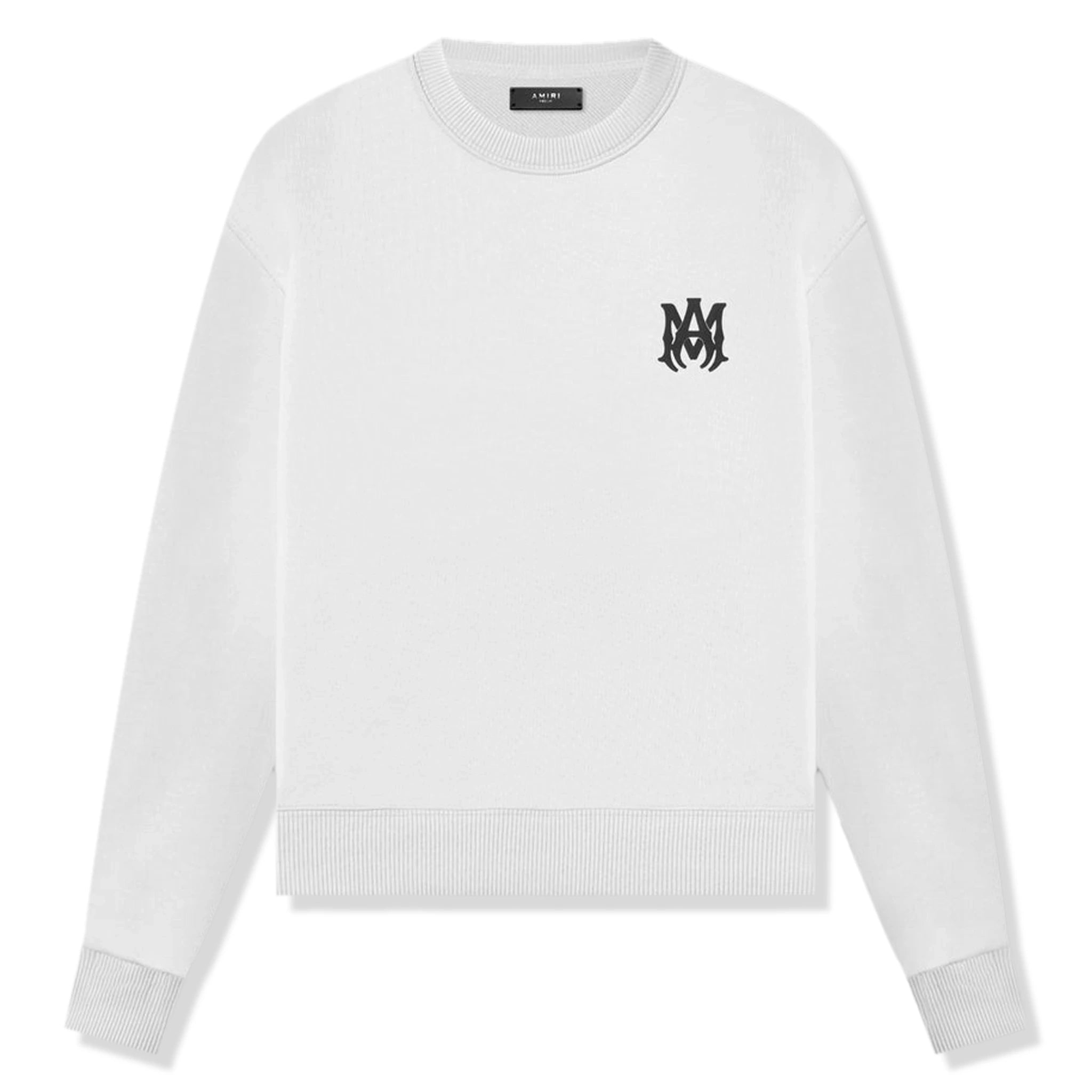 Front view of Amiri Kids MA White Sweatshirt PF22KJL005-100