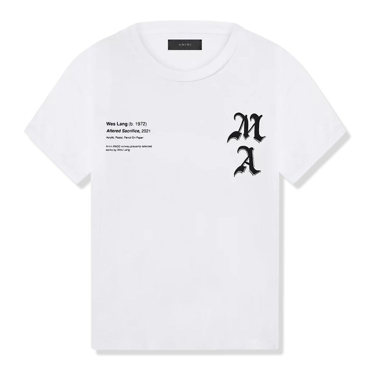 AMIRI Black Wes shops Lang Edition Everything T-Shirt