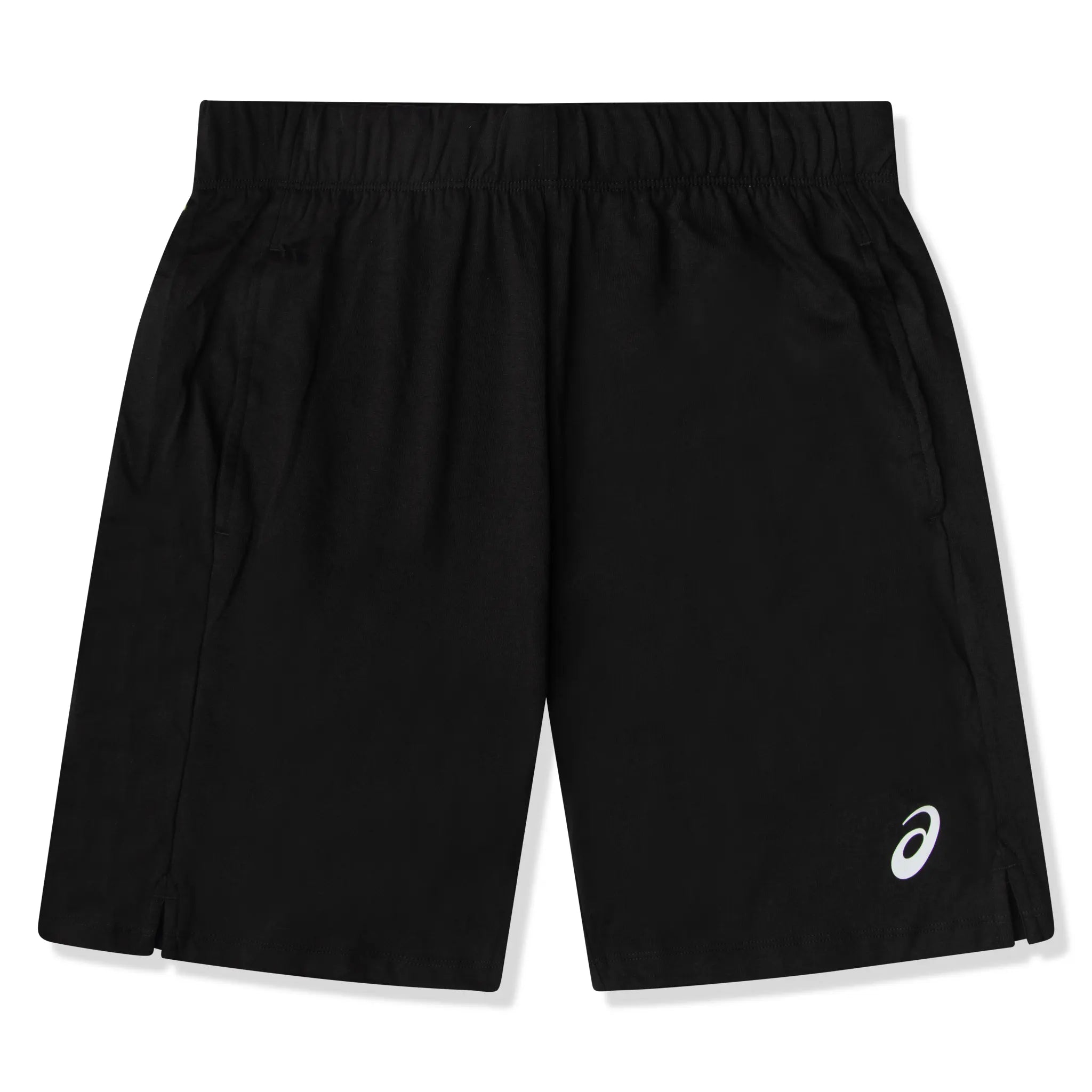 Front view of Asics Fitness and Training Performance Black Shorts 150605-0904