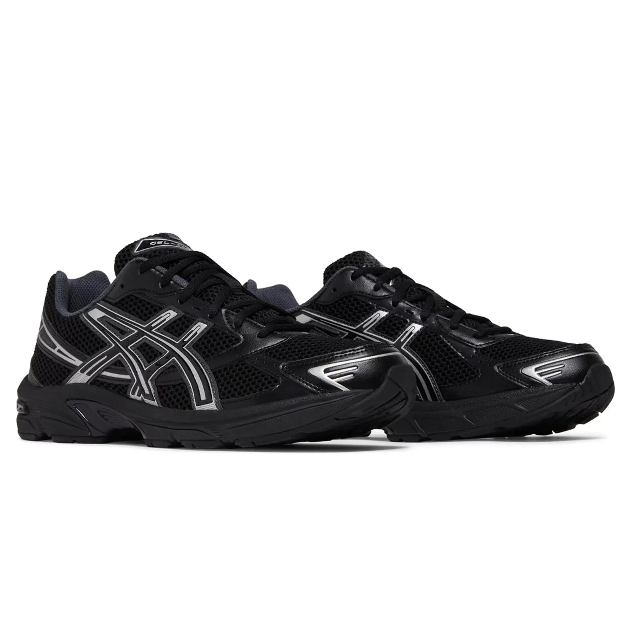 Pair view of ASICS Gel 1130 Black Pure Silver 1201A906-001