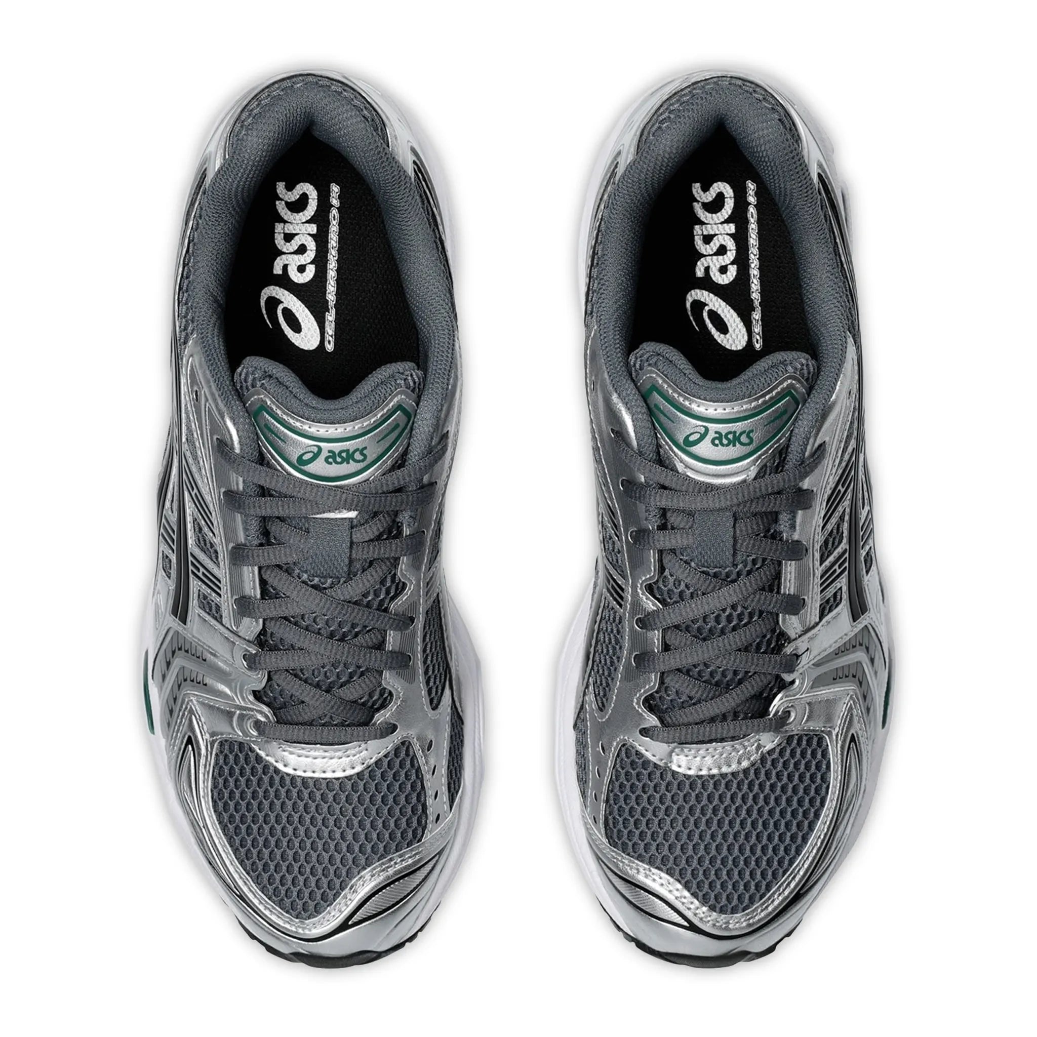 Top view of ASICS Gel-Kayano 14 Metropolis Jasper Green 1203A537-020