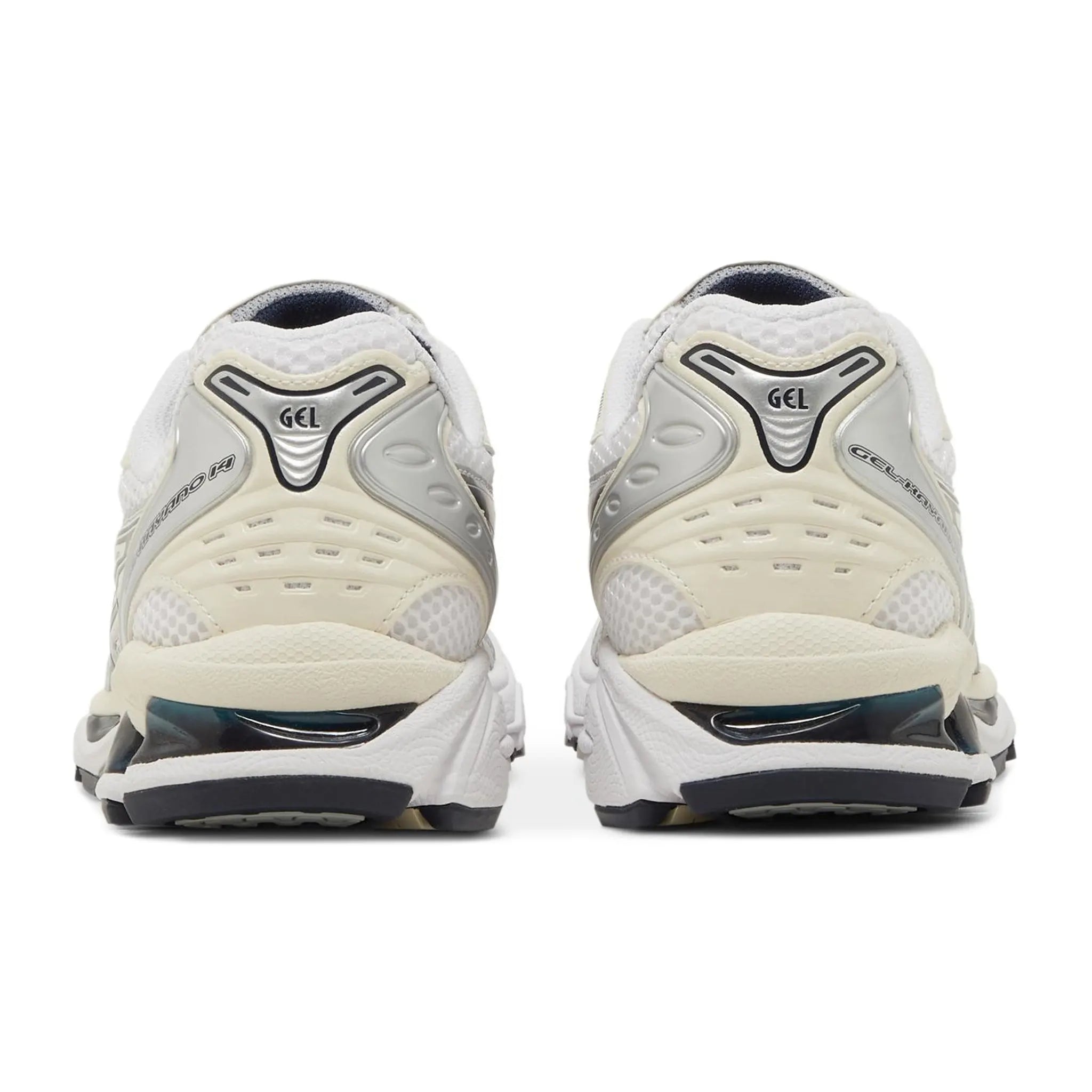 Back view of asics Women Gel Kayano 14 White Midnight (W) 1202A056-109