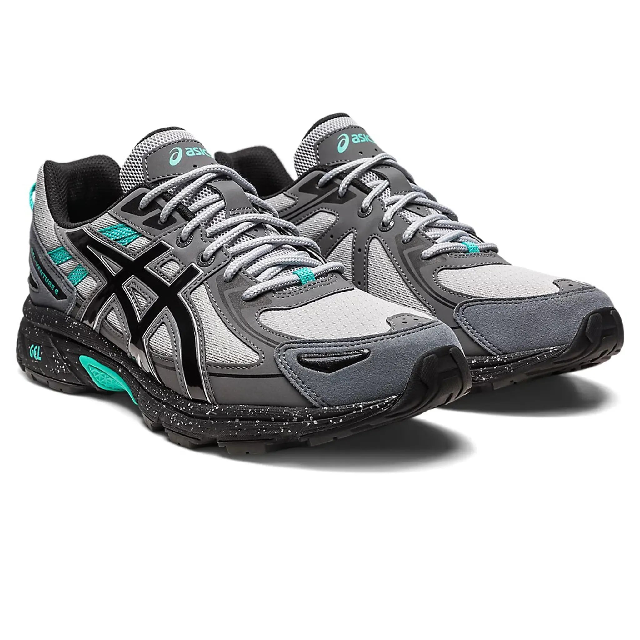 Front side view of ASICS Gel-Venture 6 Mid Grey 1203A245-020