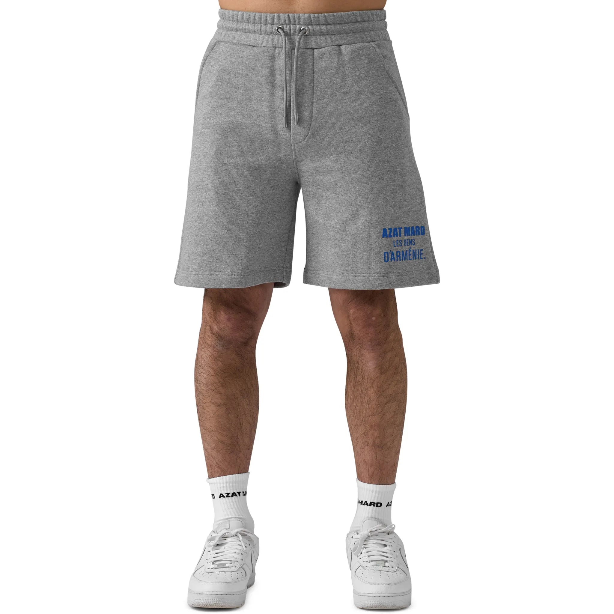 Azat Mard Les Gens Shorts Grey Blue