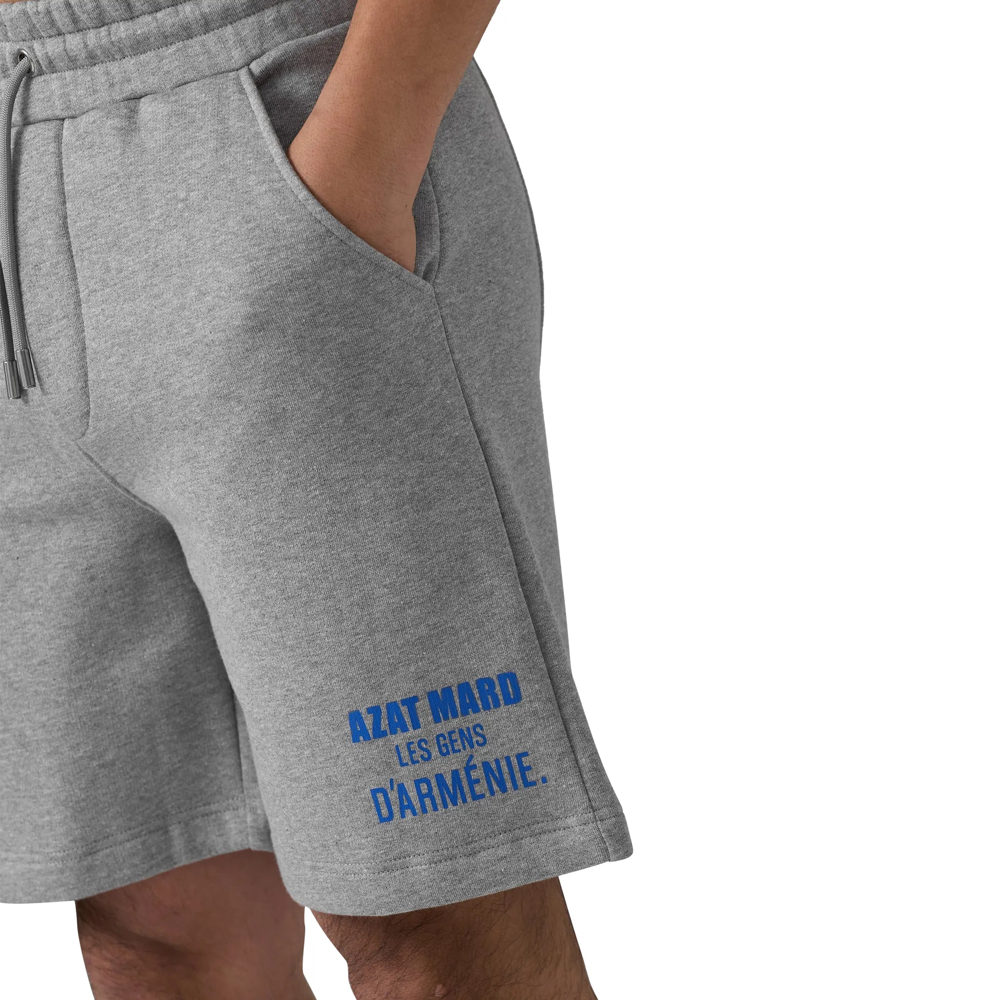 Azat Mard Les Gens Shorts Grey Blue