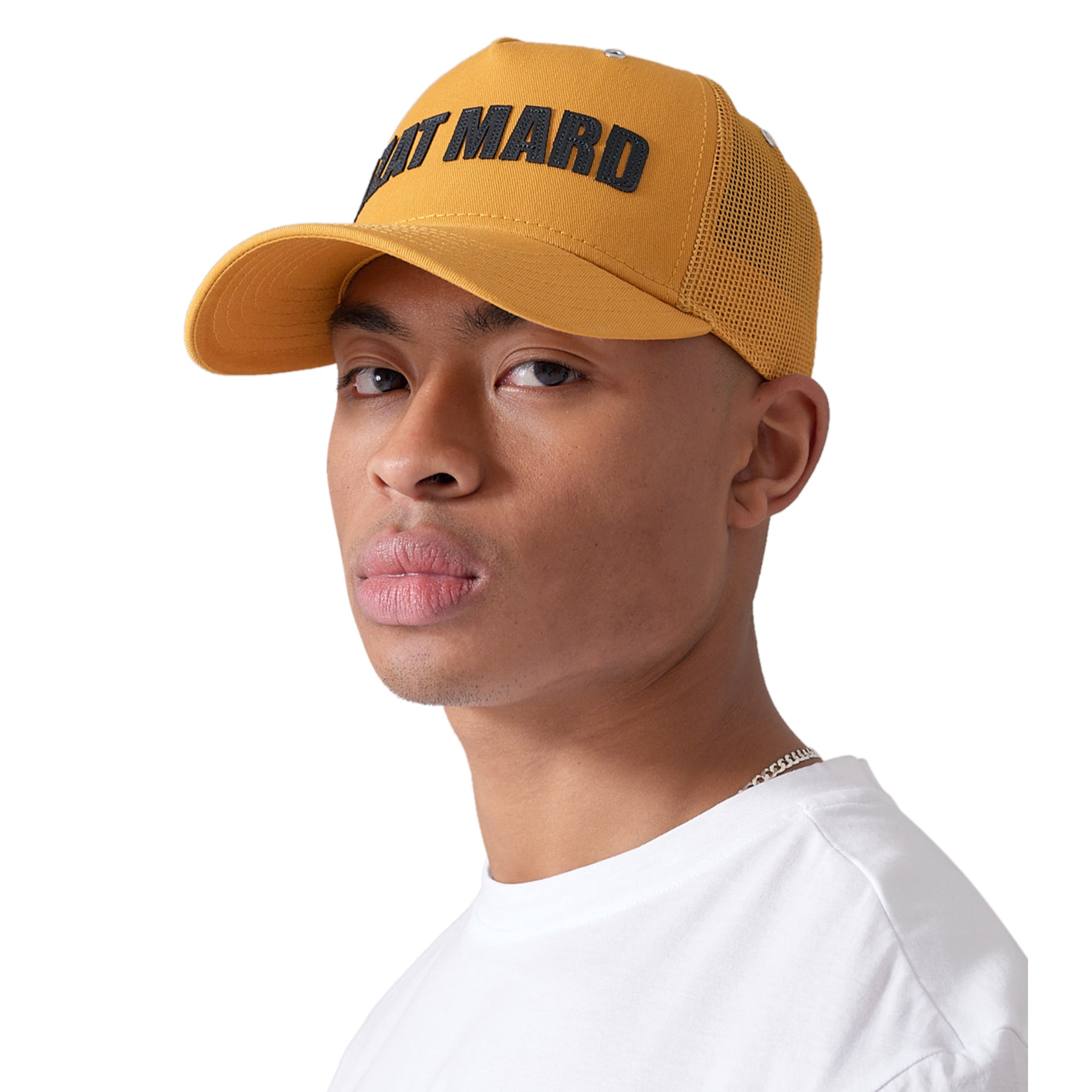 Azat Mard Mesh Trucker Cap Yellow – Crepslocker