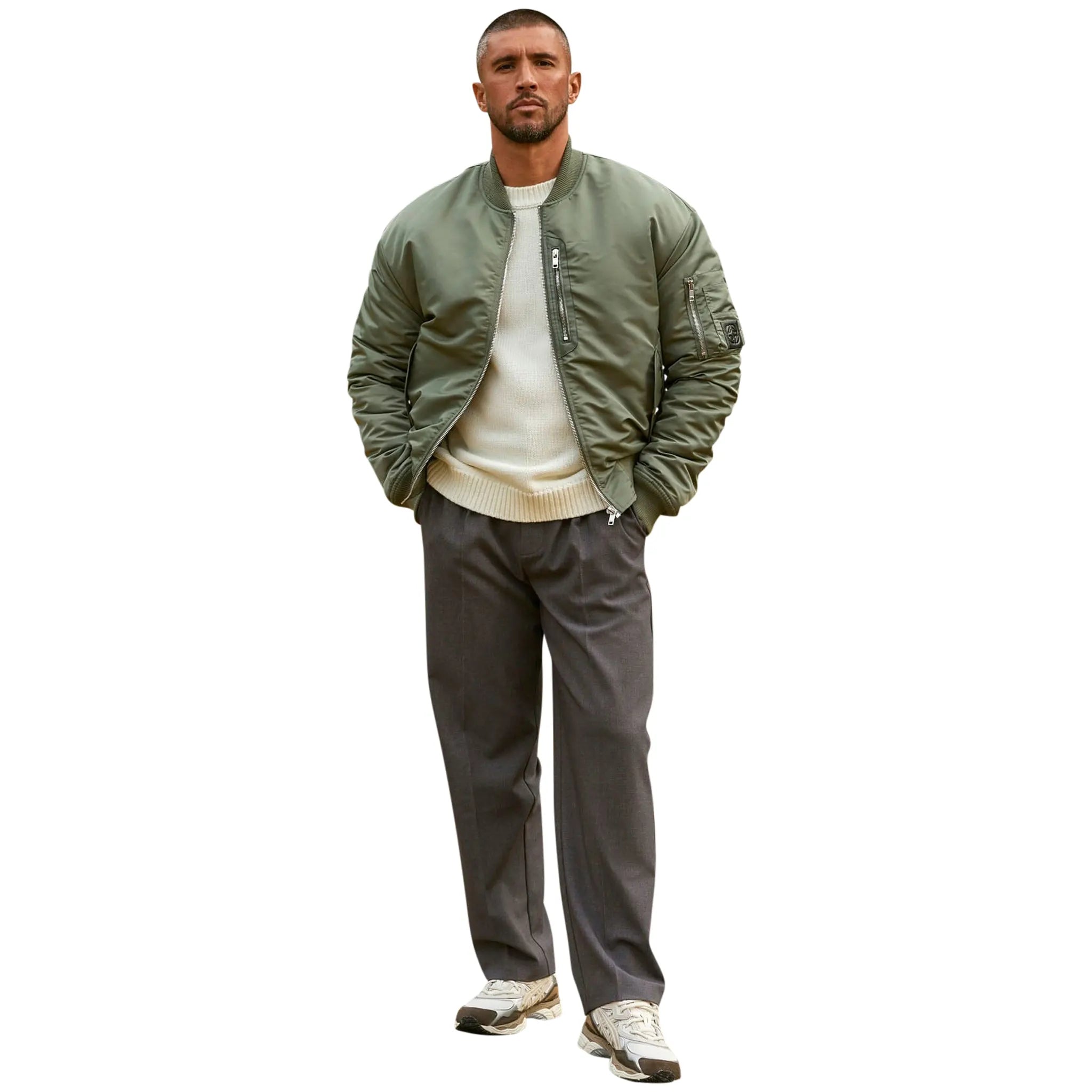 Belier Khaki Bomber Jacket