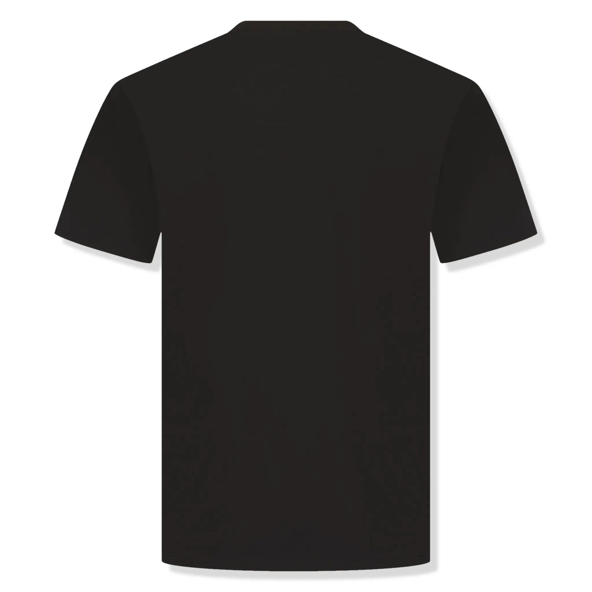 Back view of Belier Mercerised Cotton Short Sleeve Premium Black T Shirt BM-125