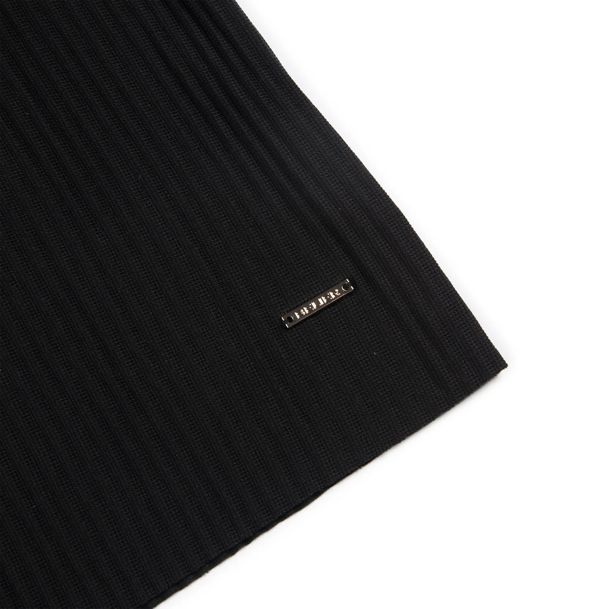 Logo view of Belier Pleated Black Resort Shirt & Shorts